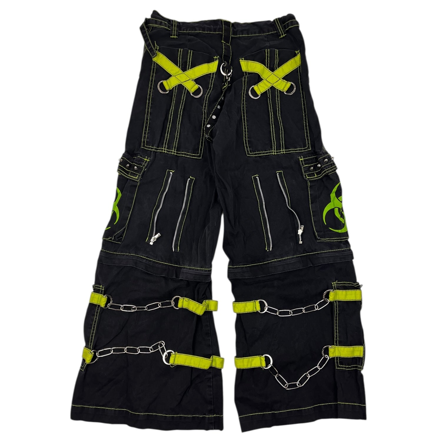 Vintage Y2K Tripp NYC Goth Rave Biohazard Baggy Pant