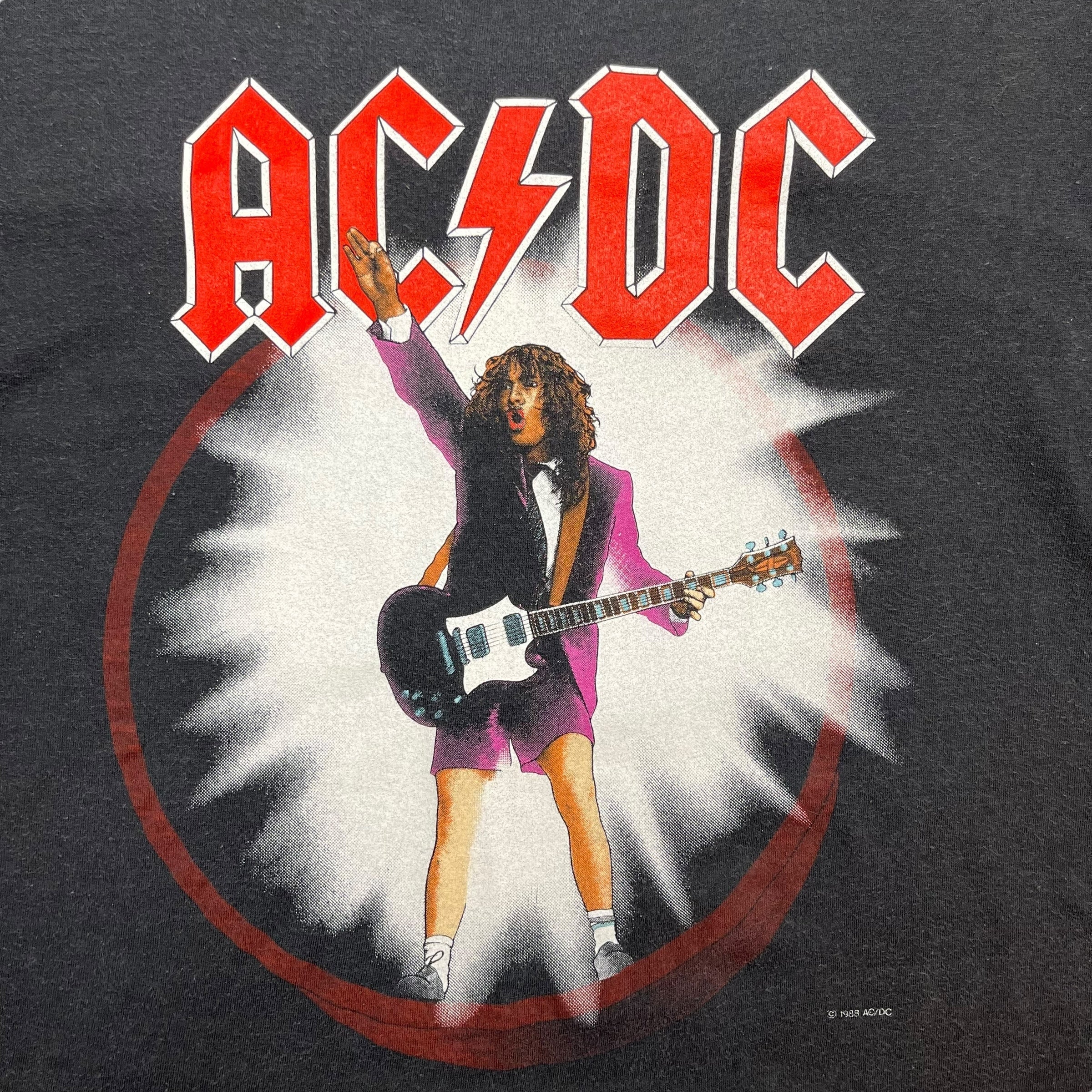 1988 AC/DC World Tour Tee Black