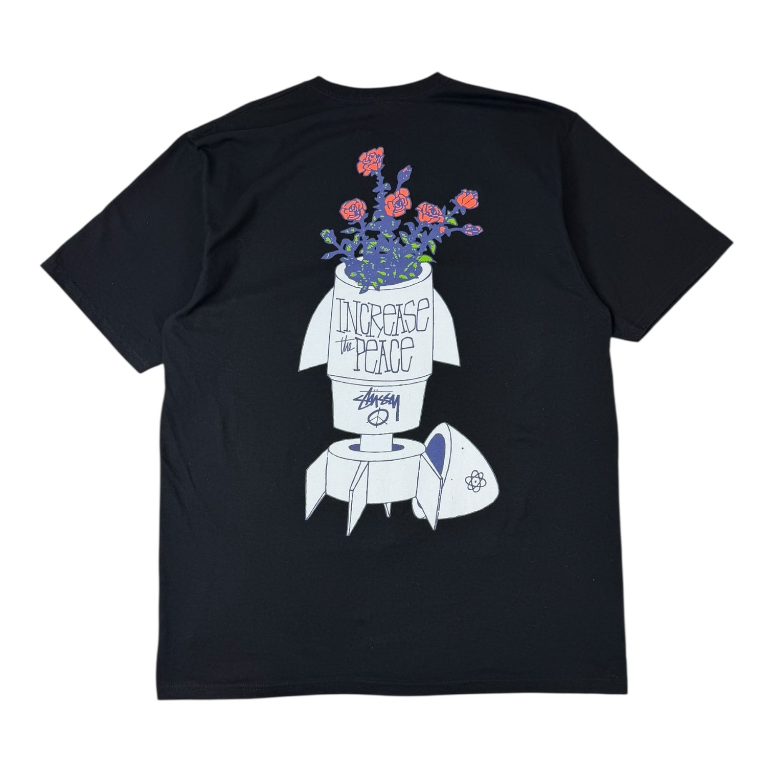 Stussy Flower Bomb T-Shirt Black