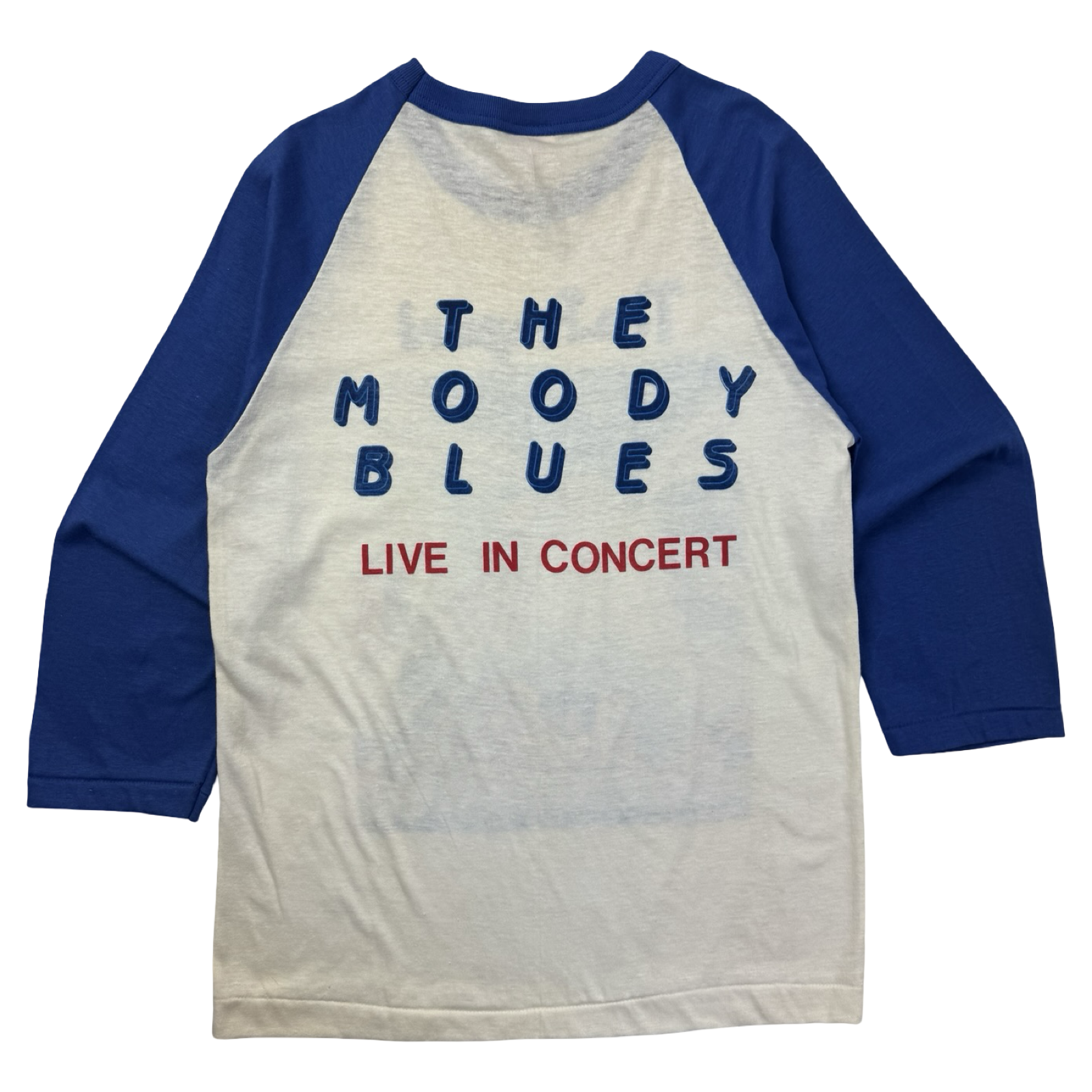 Vintage The Moody Blues ‘The Present’ S/S Raglan Band T-Shirt