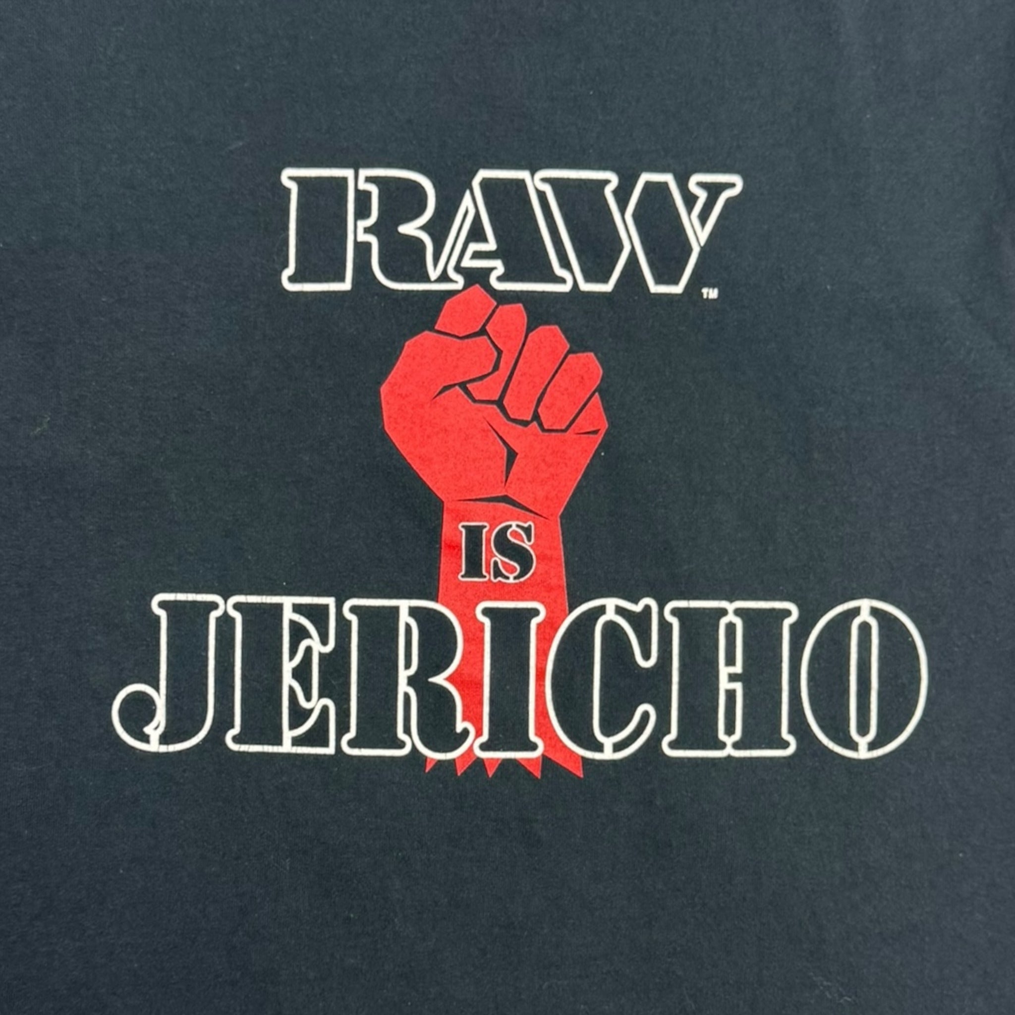 2000 WWF Y2J "Raw Is Jericho" Wrestling T-Shirt