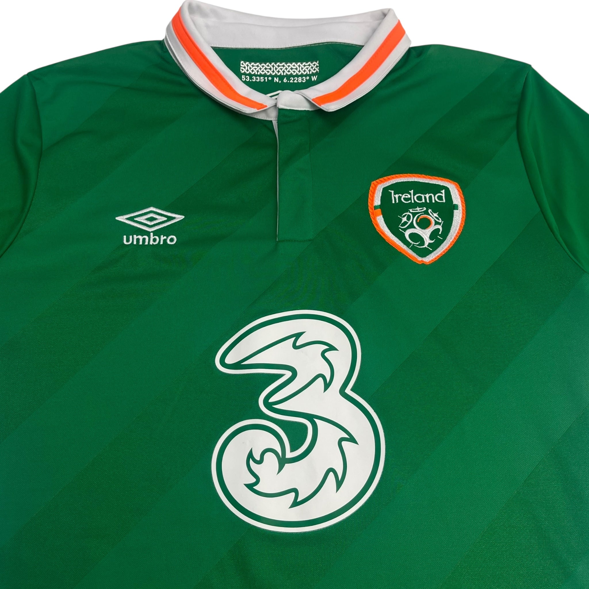 2016/17 Republic of Ireland Home Football Jersey by Umbro