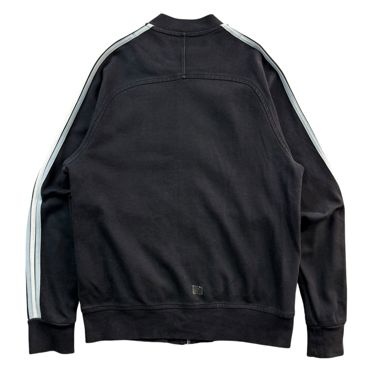 (W) French Connection FCUK Zip Up Sweater Black/Navy