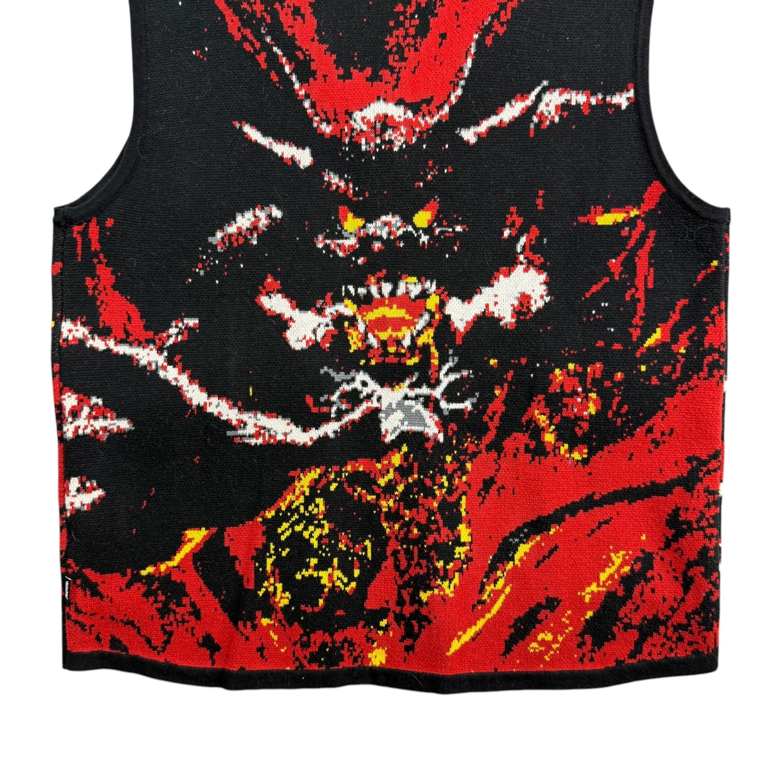 Fu***** Awesome Better Half AOP Vest Black/Red
