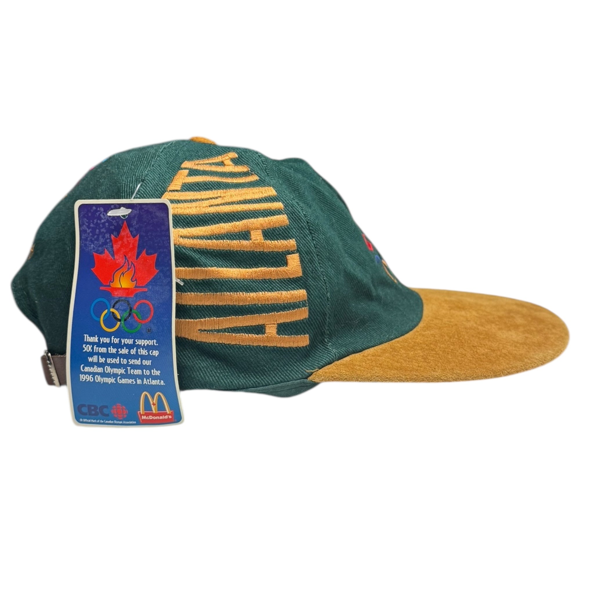 Vintage 1996 Atlanta Olympics Paisley Brim Hat