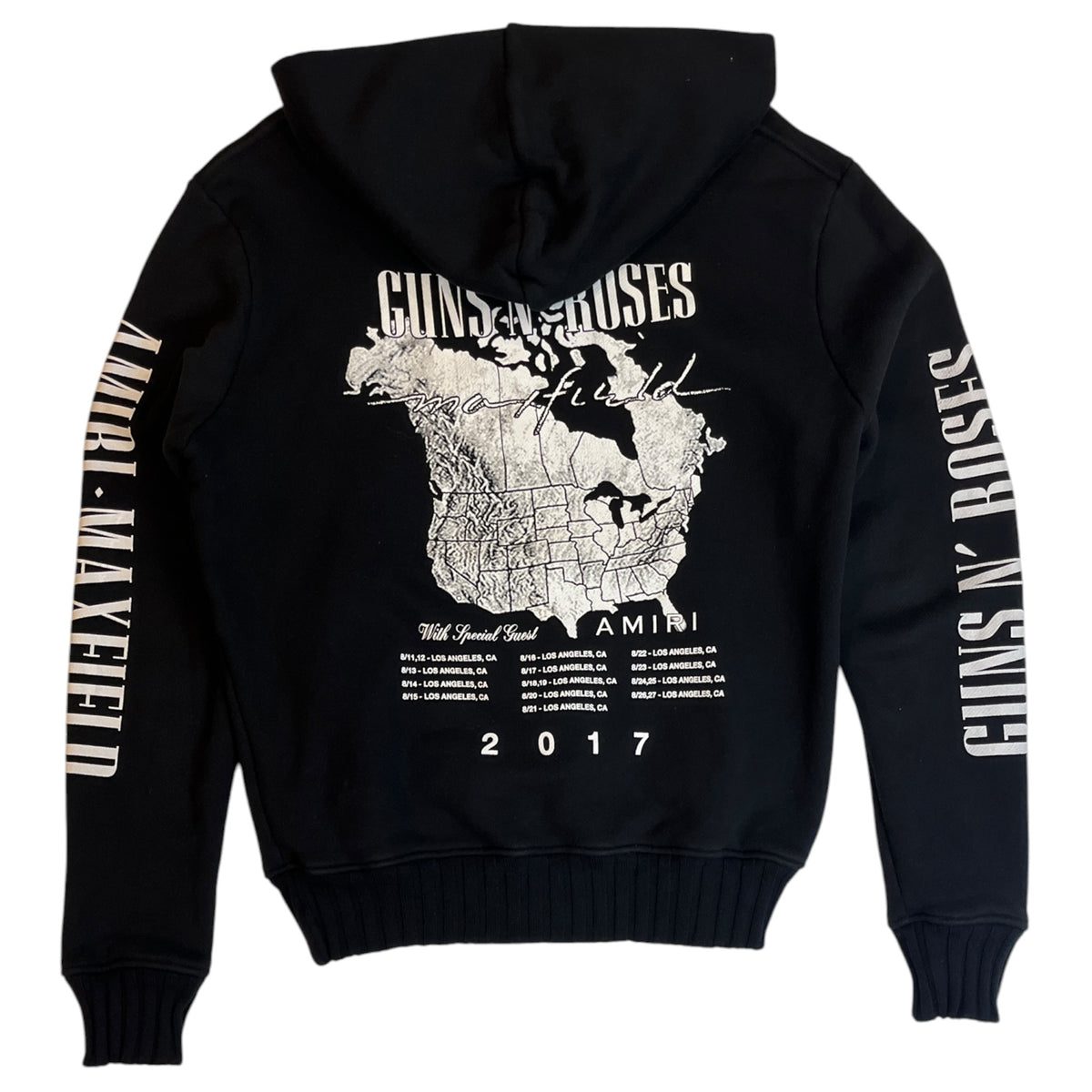 Amiri x Guns N' Roses x Maxfield LA 2017 Capsule Collection Hoodie