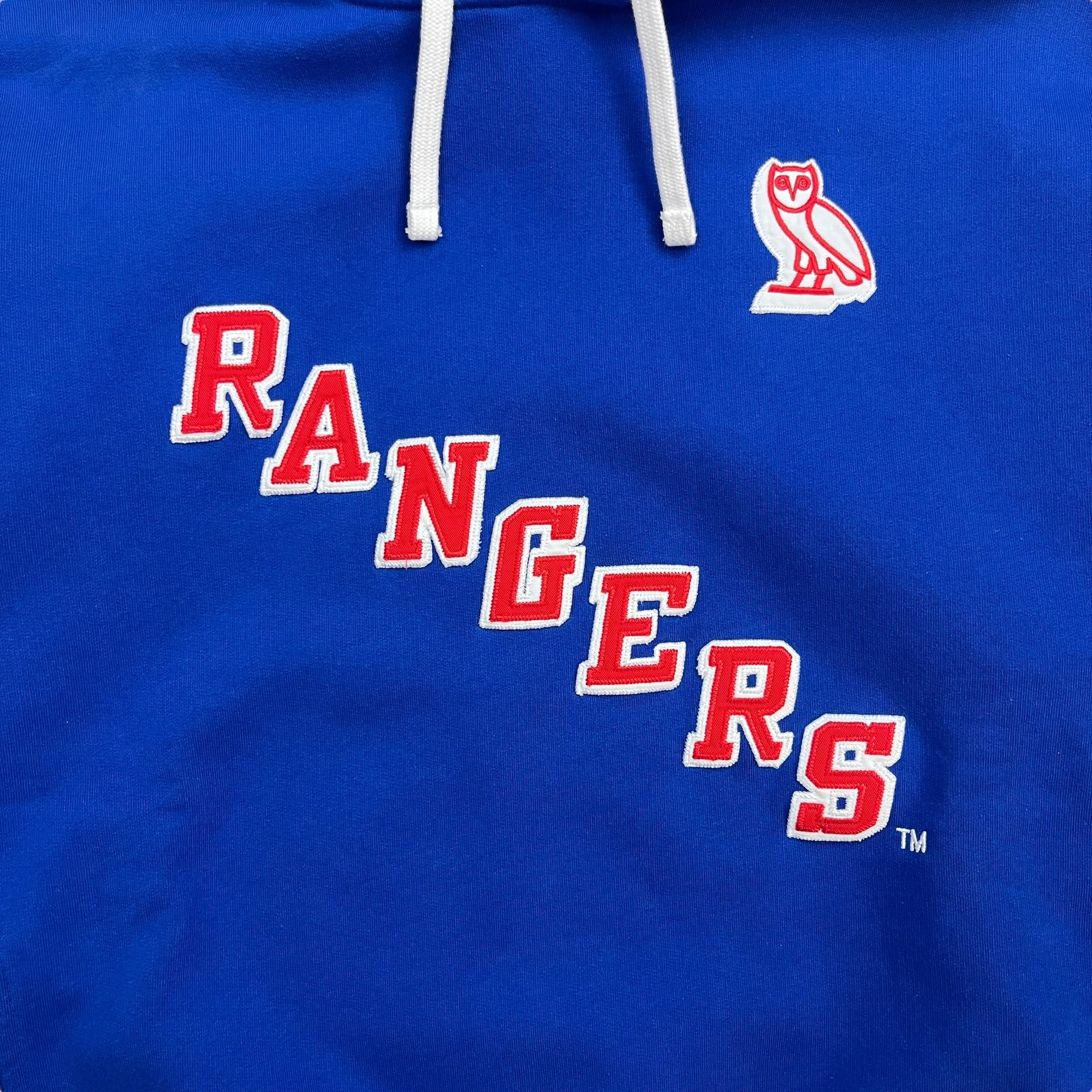 OVO New York Rangers Original Six Hoodie Blue