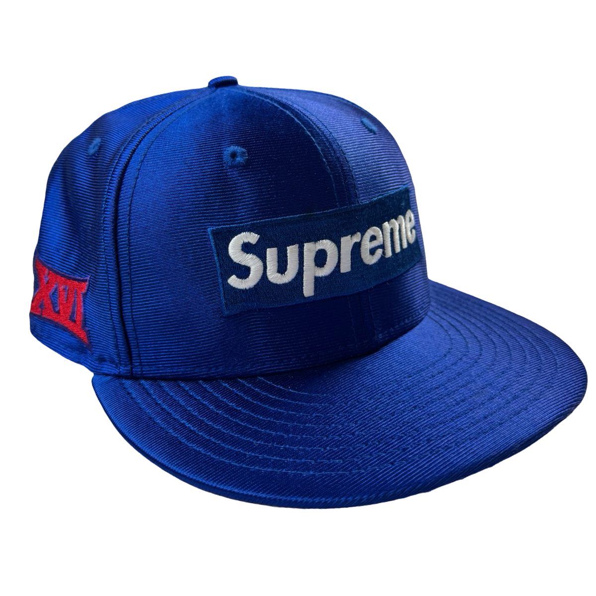 SS16 Supreme Dazzle Box Logo New Era Hat Royal Blue