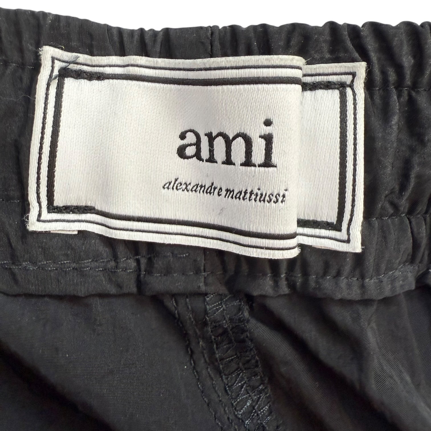 Ami Nylon Shorts Black
