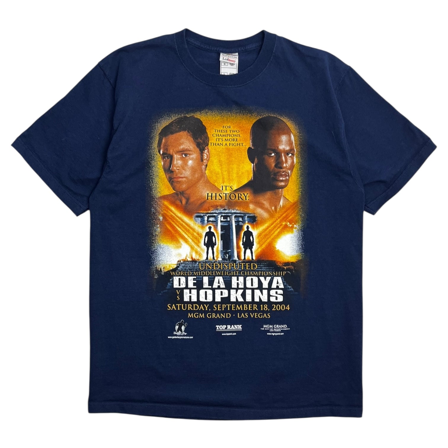 2004 De La Hoya vs. Hopkins Boxing T-Shirt