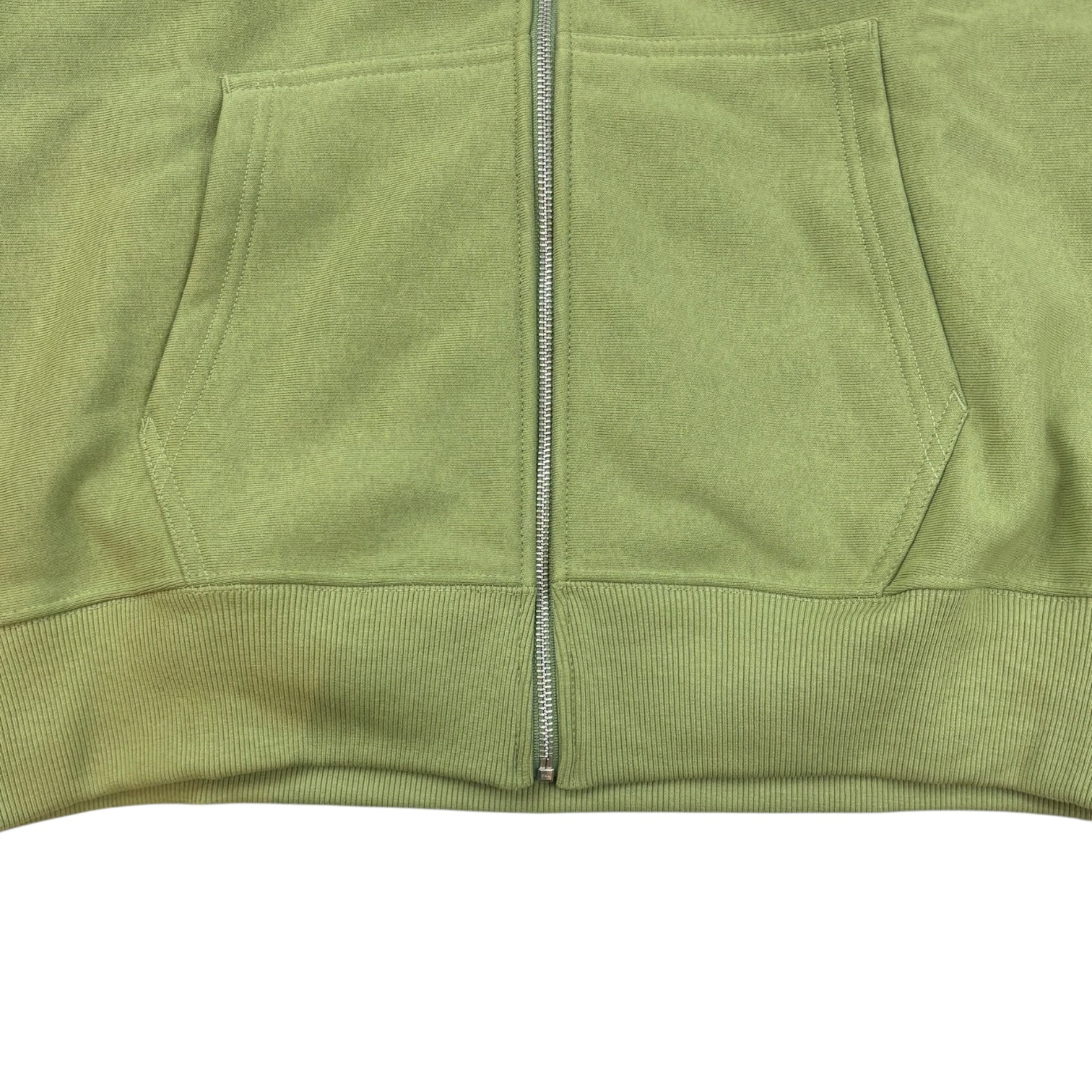 Stussy World Tour Zip-Up Hoodie Moss