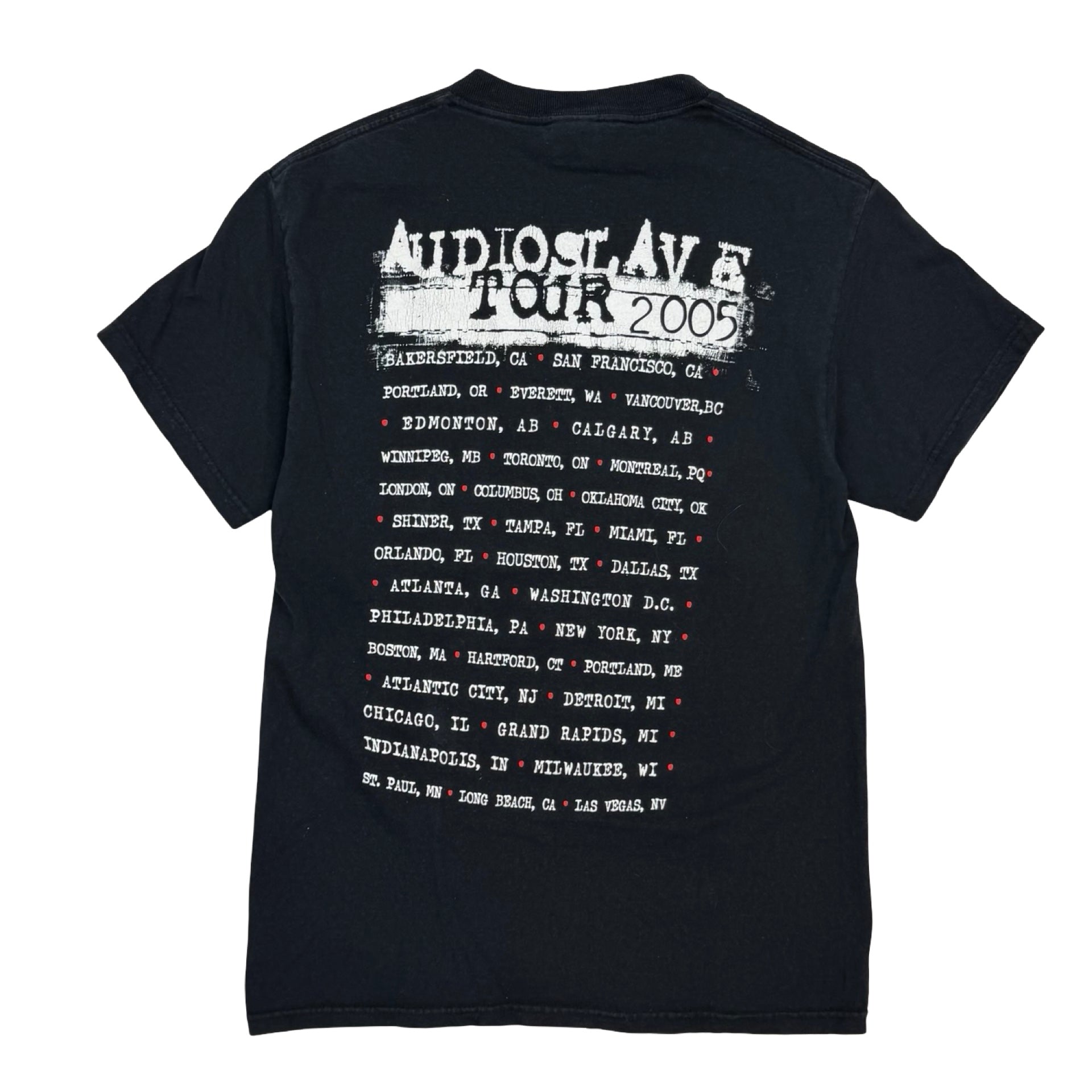2005 Audioslave Tour Tee Black