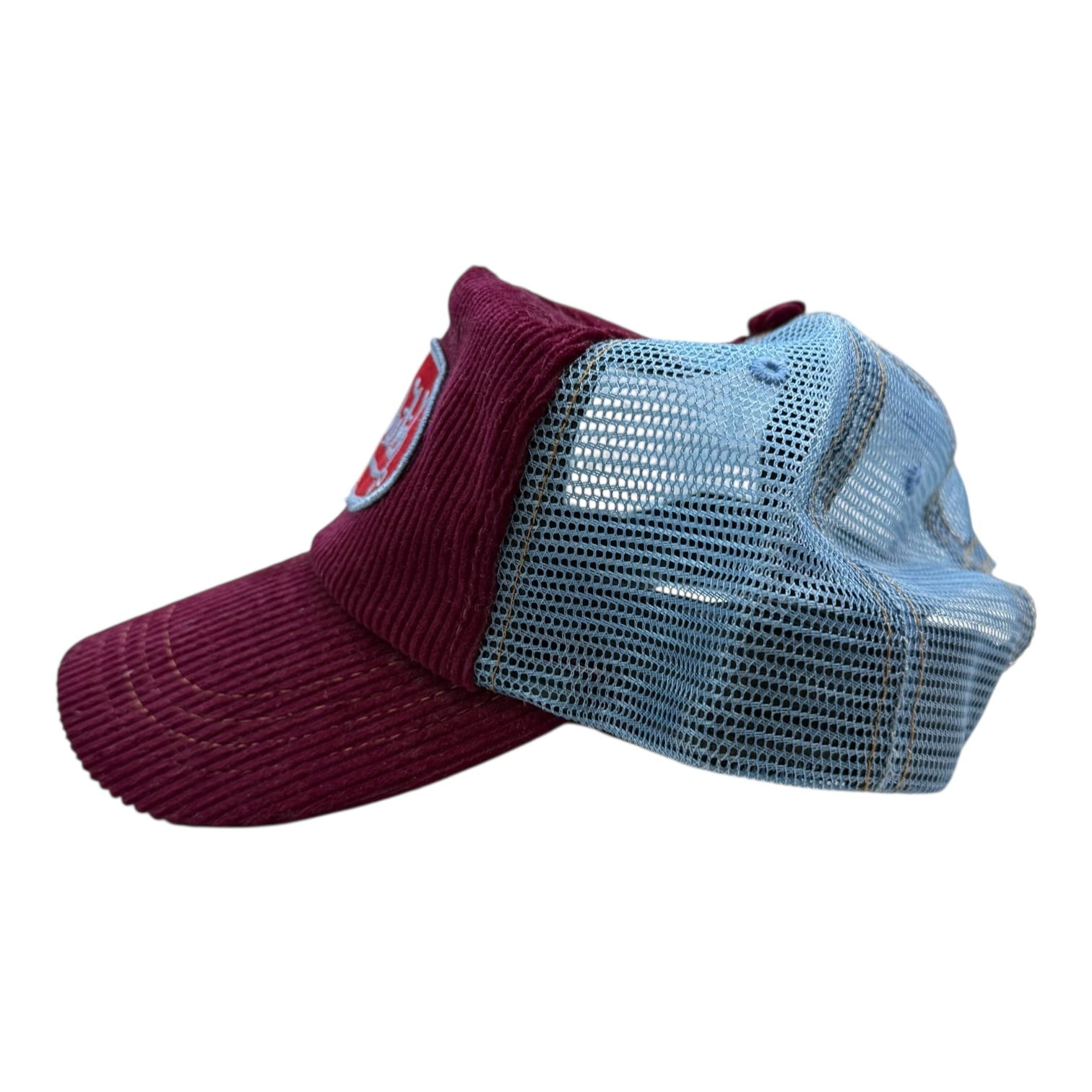 Von Dutch Corduroy Trucker Hat Red/Blue