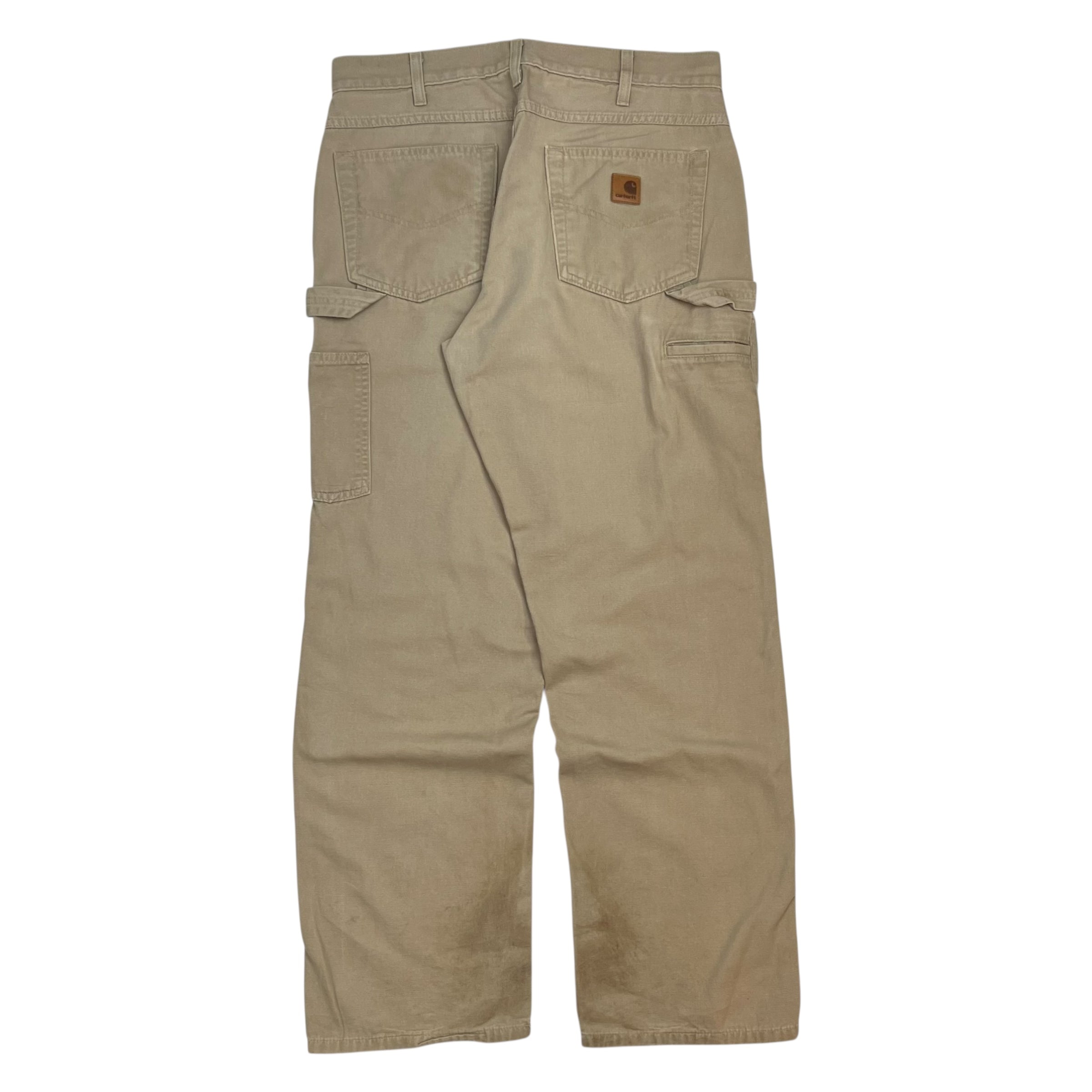 Vintage Carhartt Dungaree Pants Beige