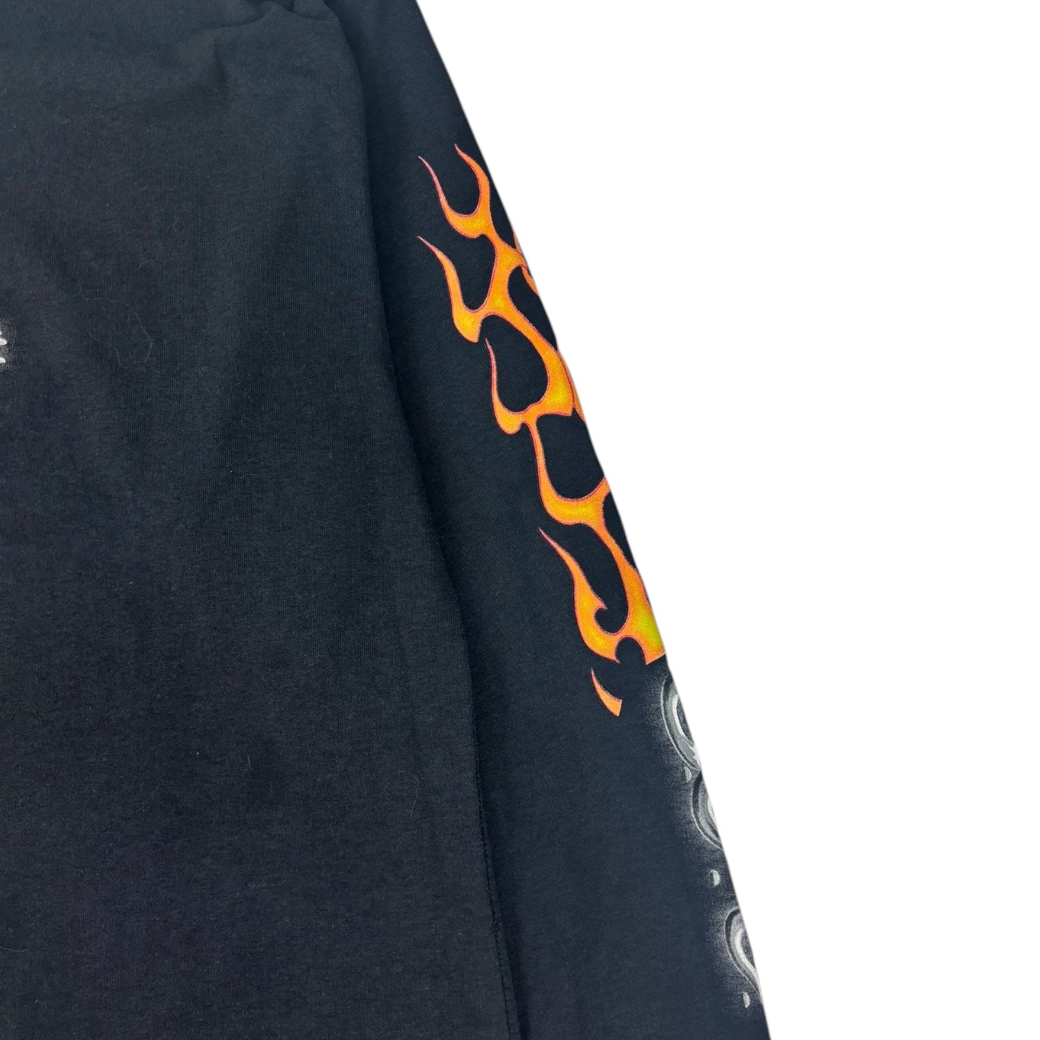 Vintage Orange County Choppers Flaming Sword Long Sleeve Shirt Black