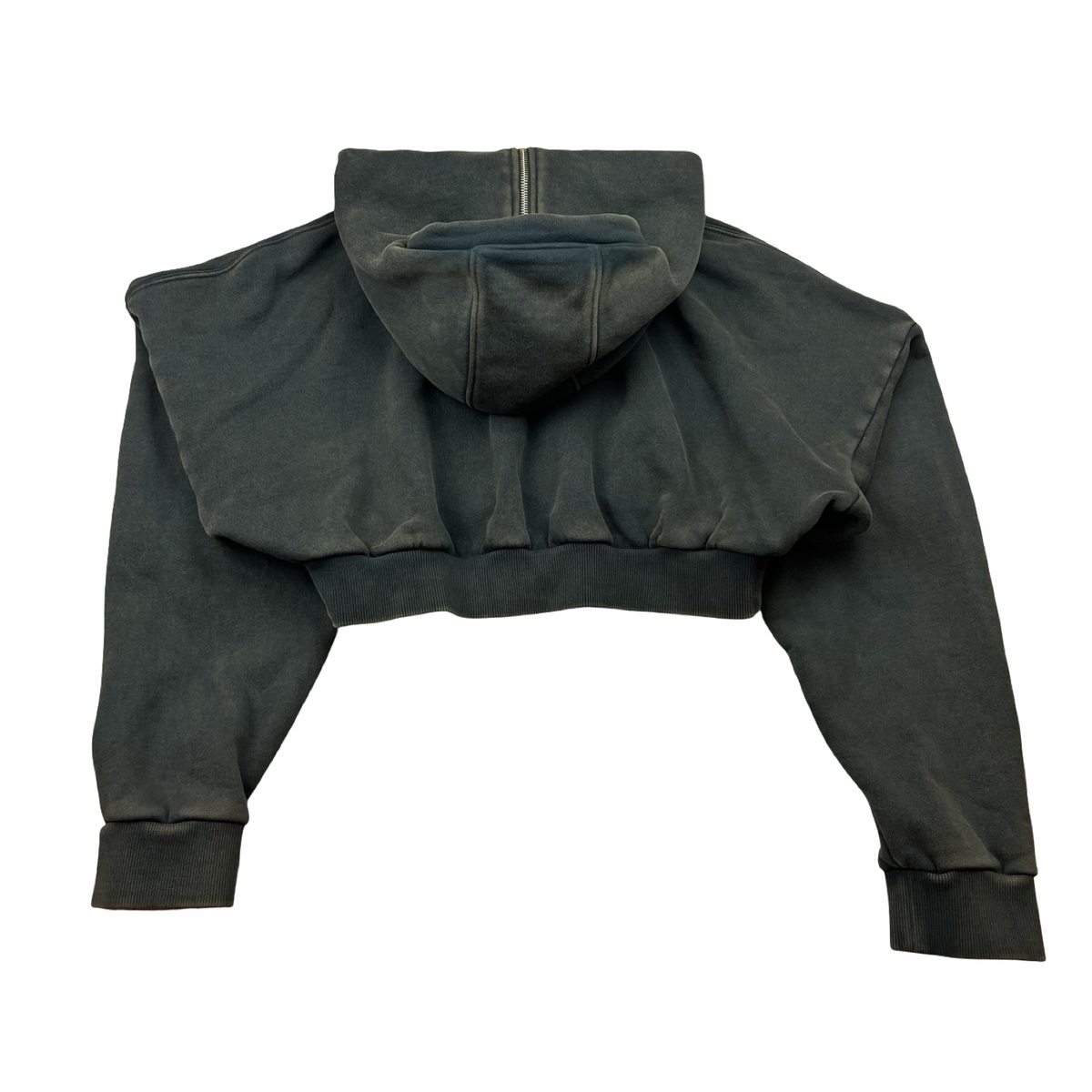 (W) Entire Studios Cropped Full Zip Hoodie