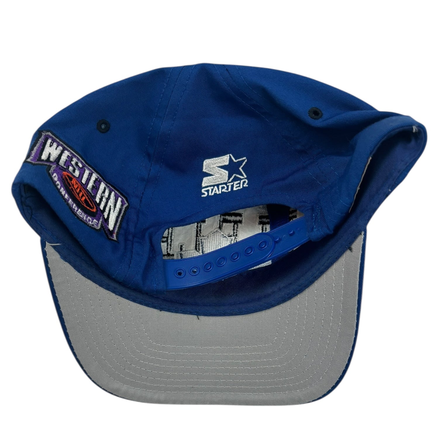 Vintage Toronto Maple Leafs Western Conference SnapBack Hat Blue