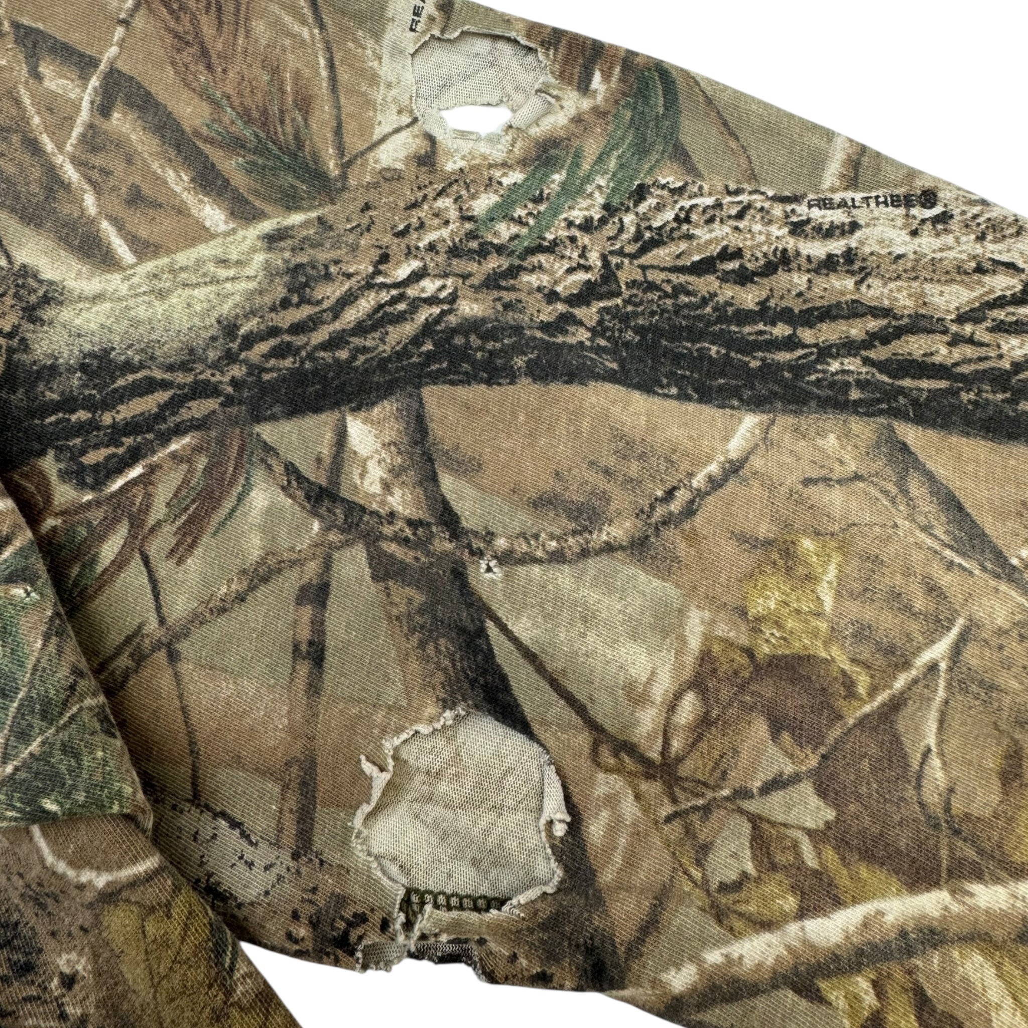 Vintage Distressed Realtree Longsleeve Pocket T-Shirt
