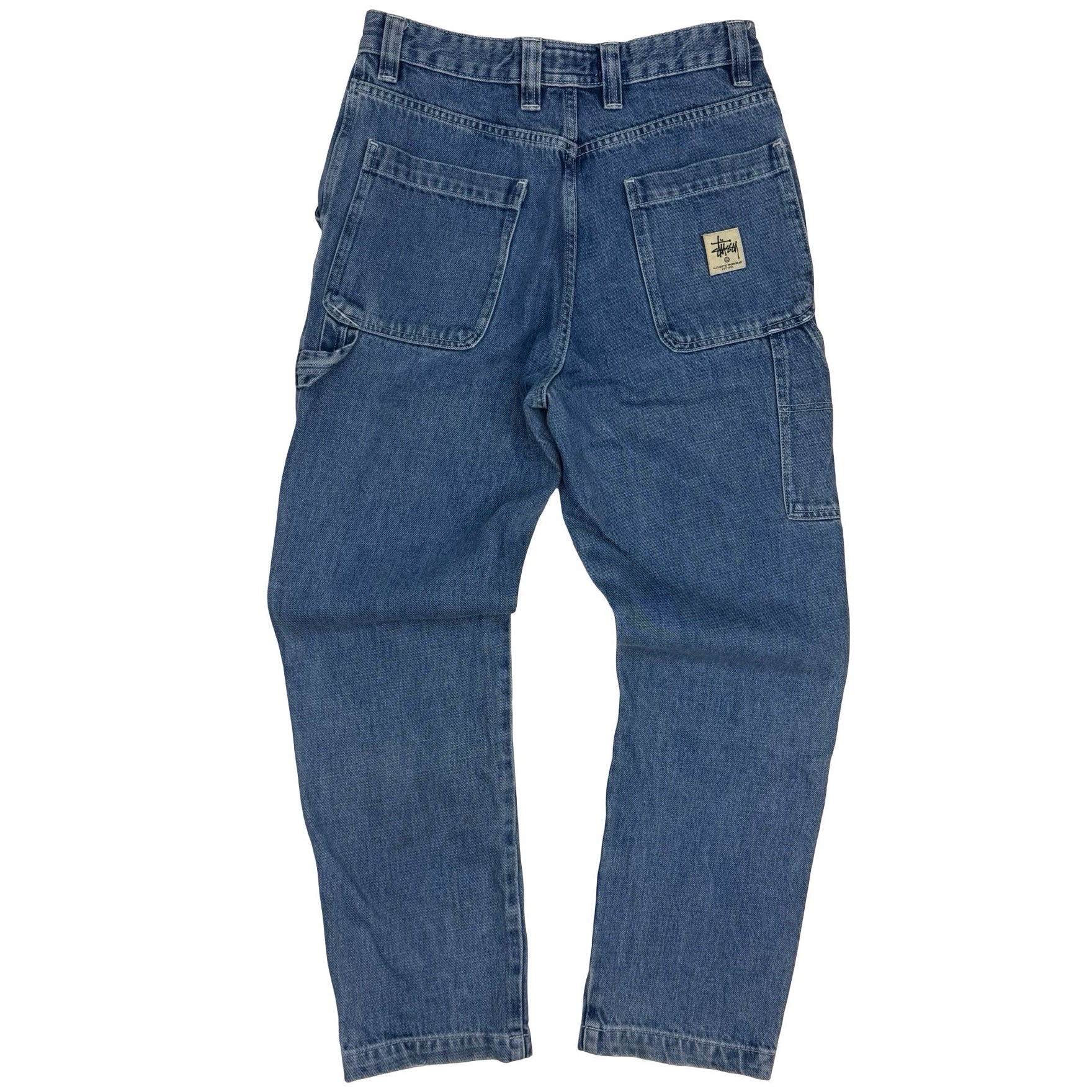Stussy Denim Double Knee Work Pant Blue