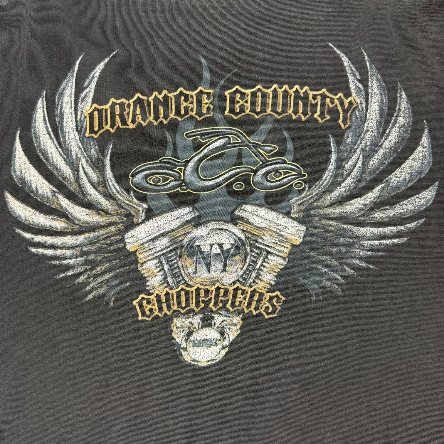 Vintage Orange County Choppers Wings L/S Tee Black