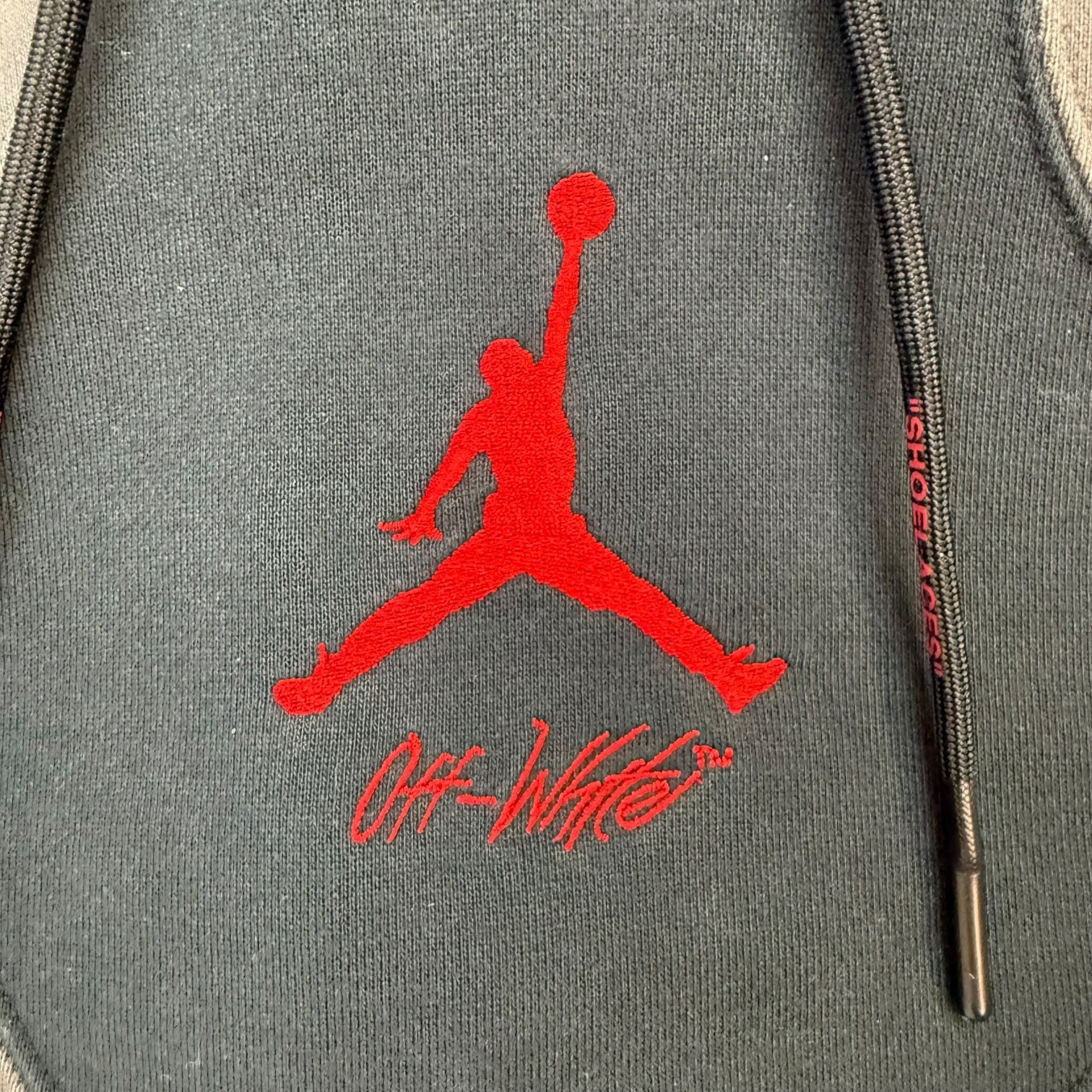 Off-White x Air Jordan Hoodie Black