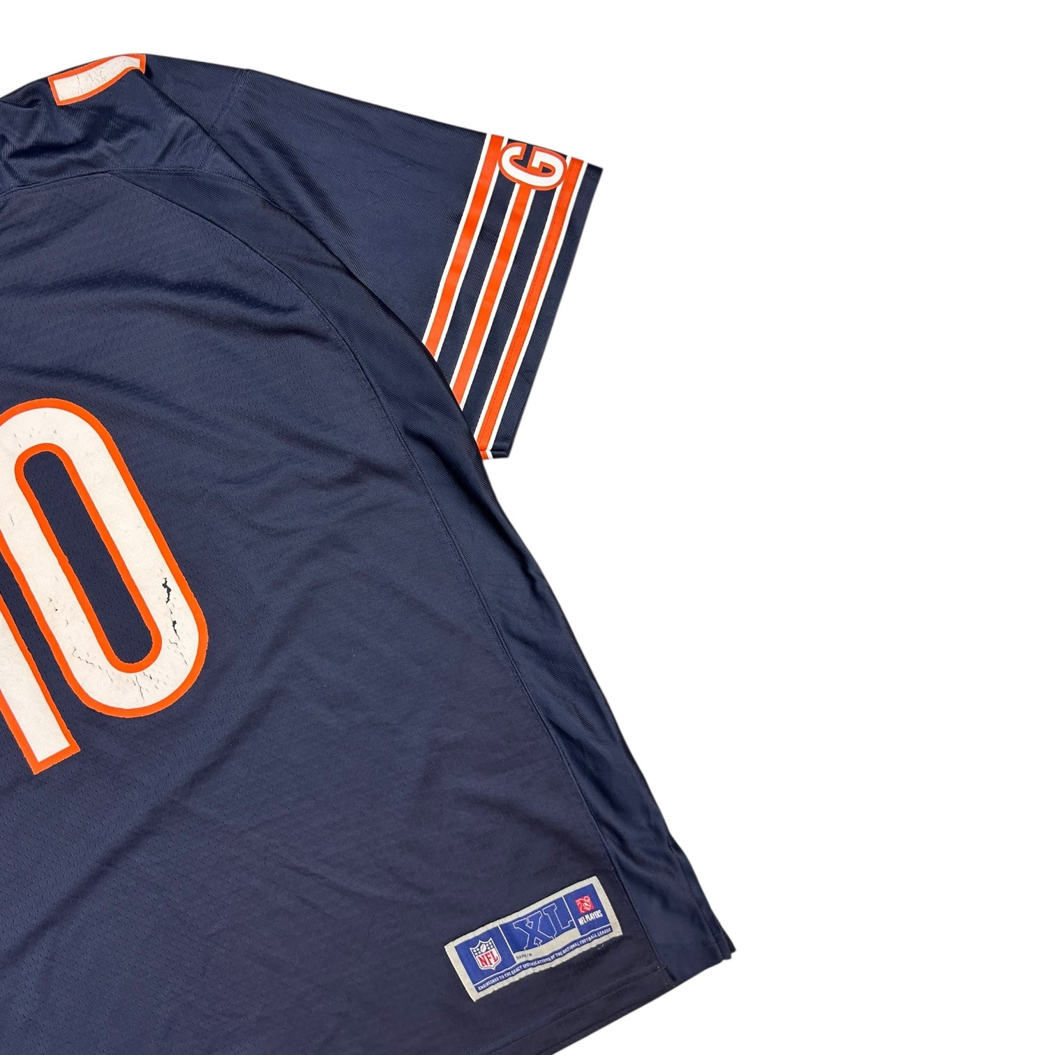 Vintage Pro Line Chicago Bears Mitch Trubisky Home Jersey Navy/Orange