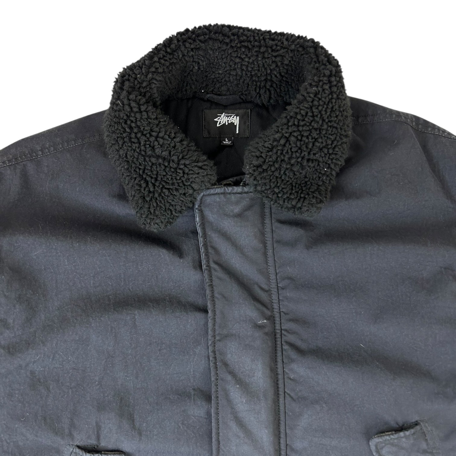 Stussy Insulated Long Coat Black