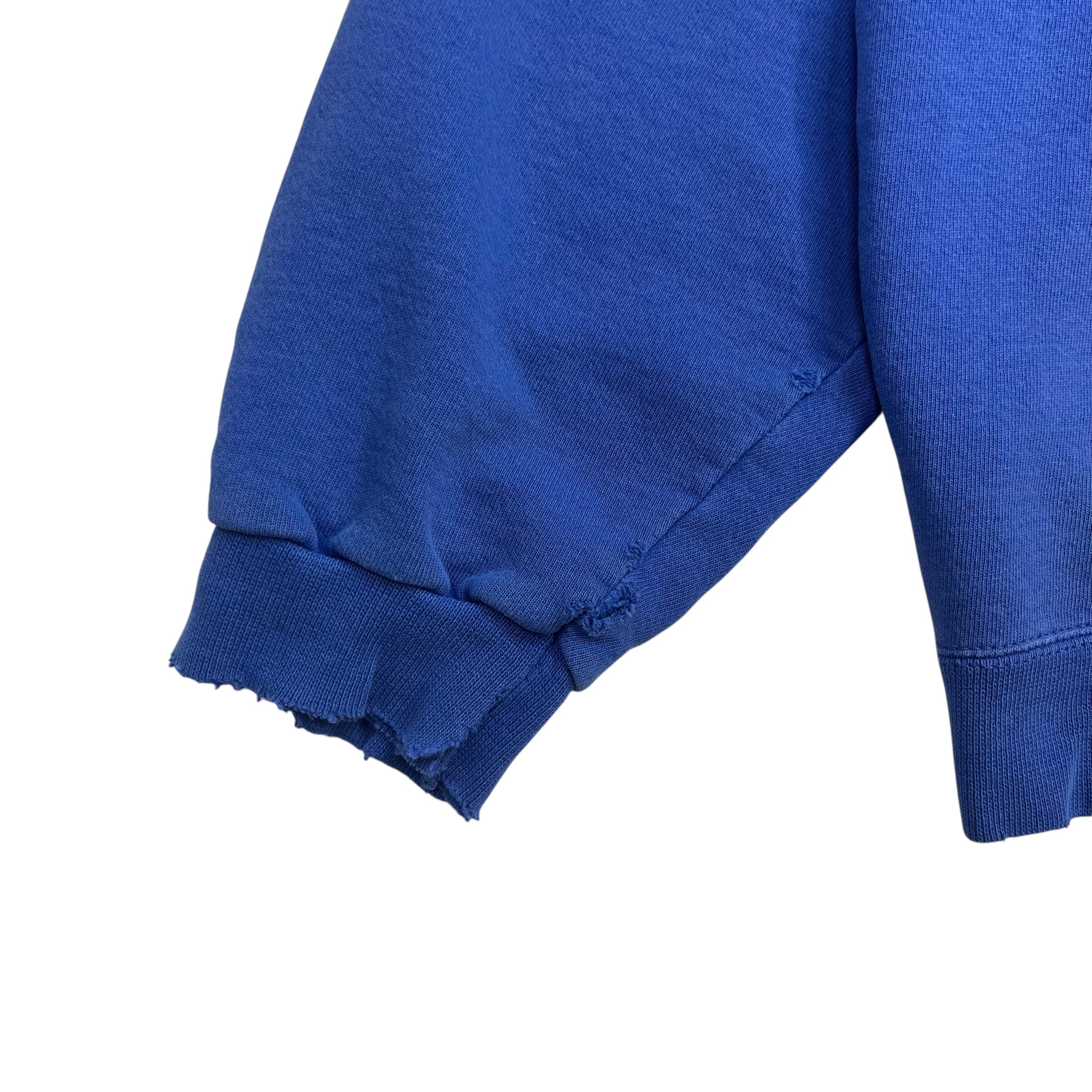 Vintage Nike Blank Hoodie Blue