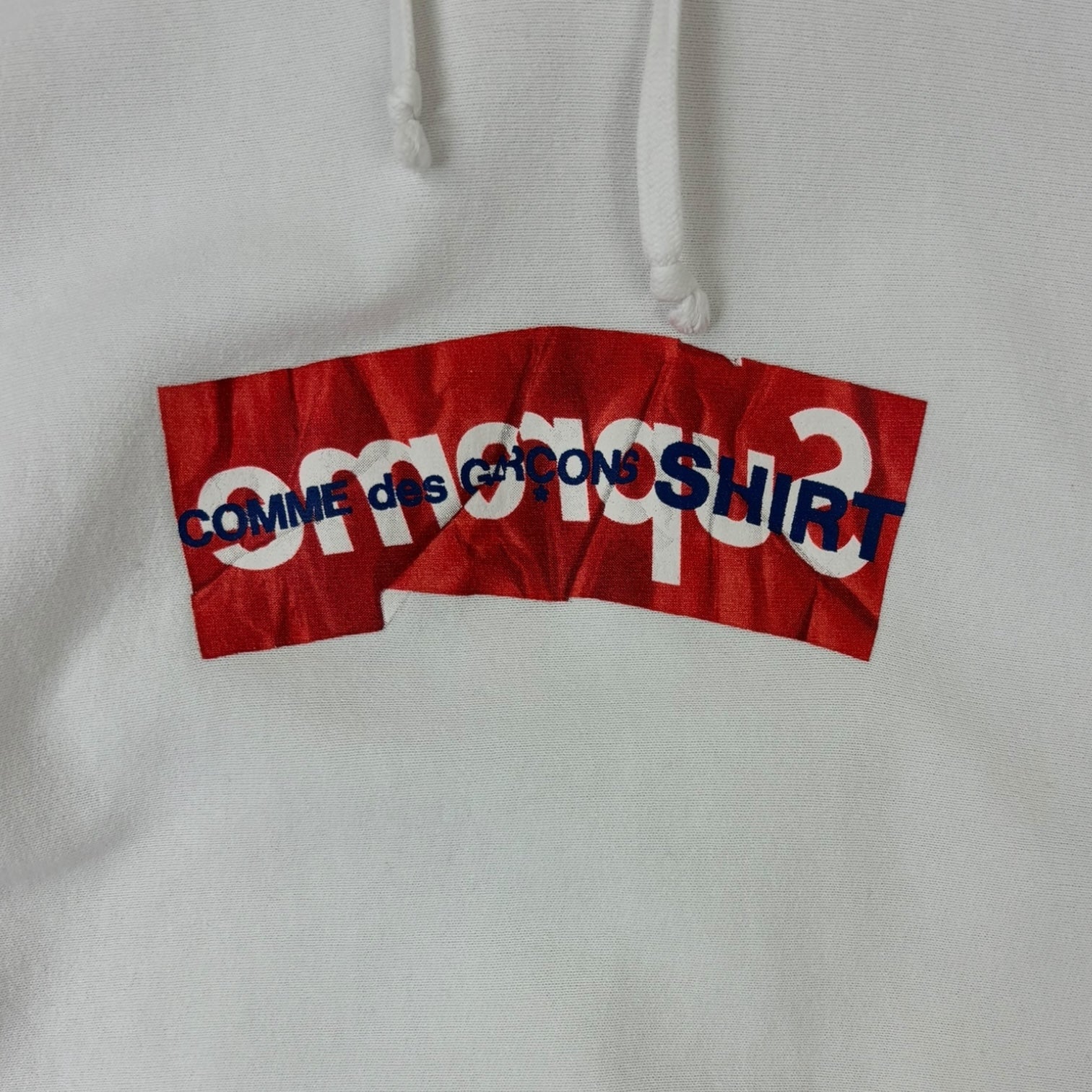 Supreme x Comme Des Garçon SHIRT BOGO Hoodie White