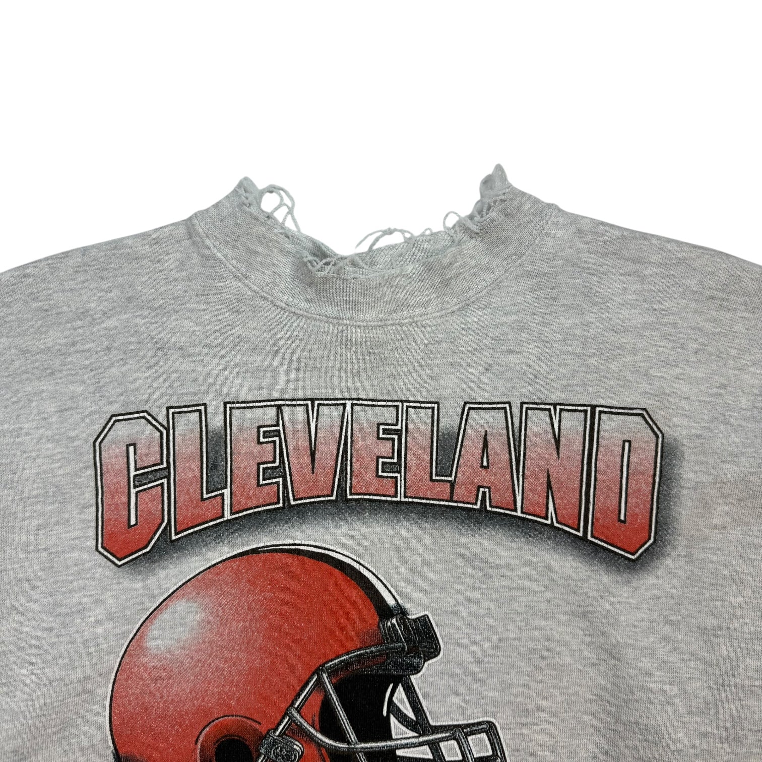 Vintage Cleveland Browns Crewneck Sweater Grey