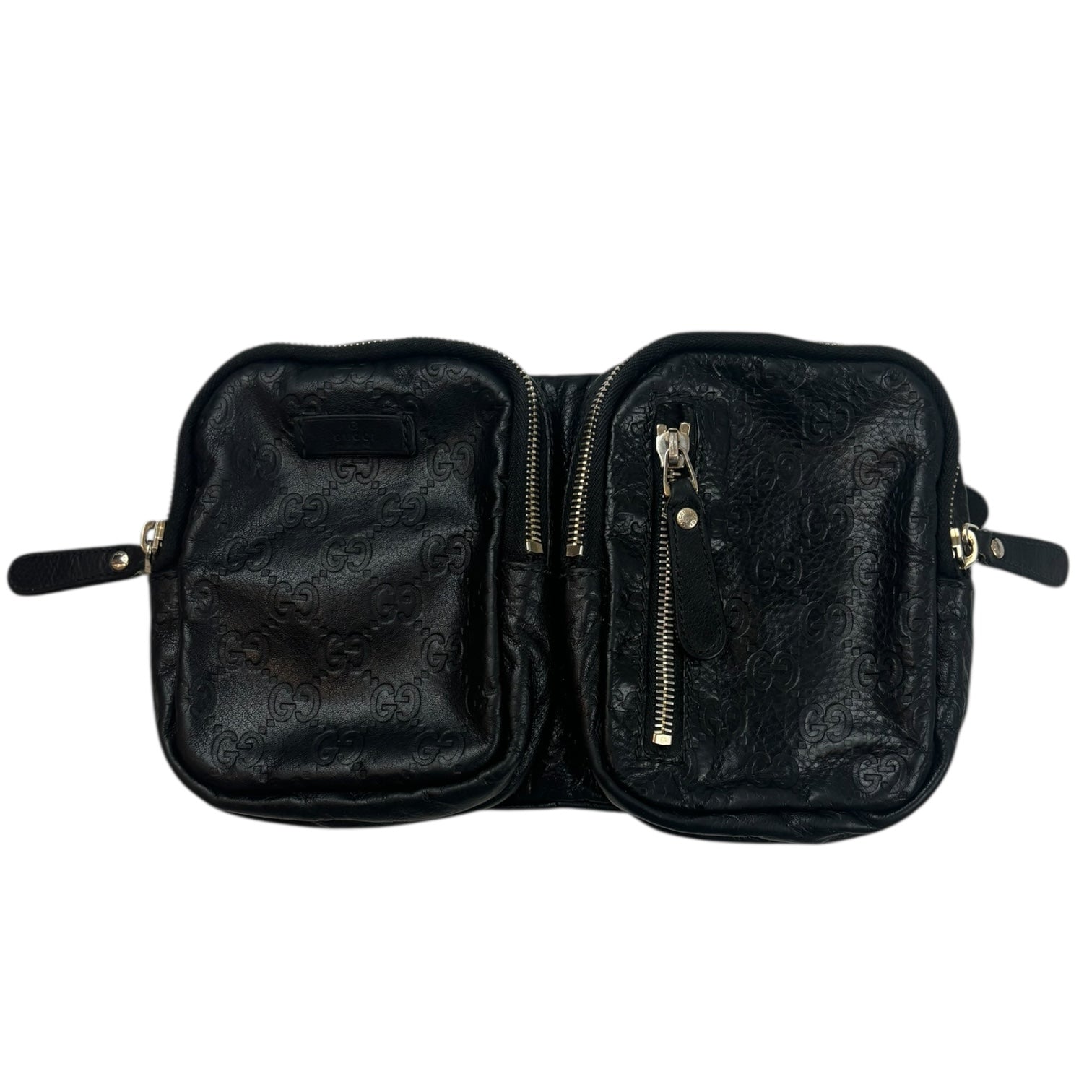 Gucci Guccissima Leather Belt Bag Black