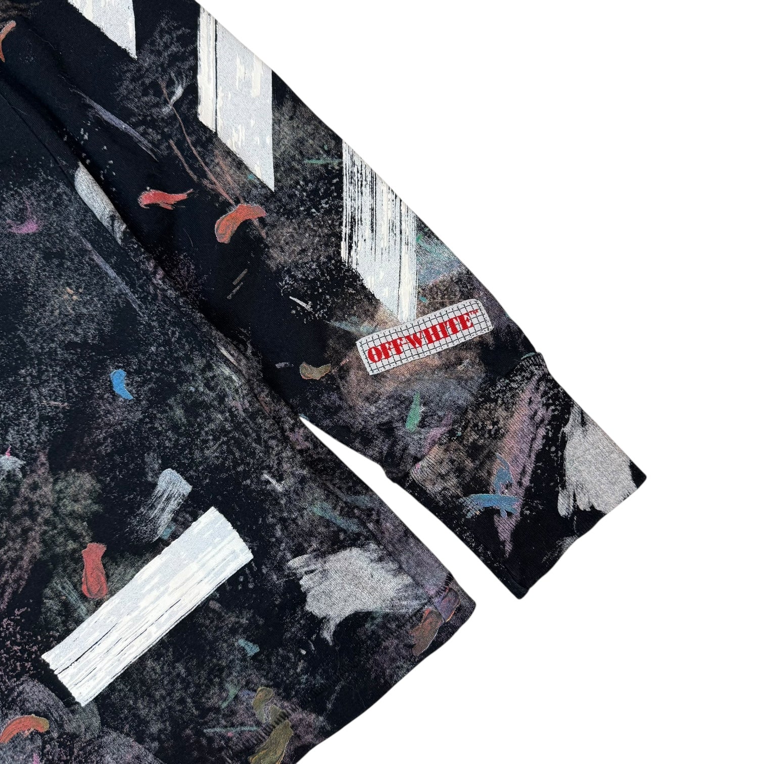 Off-White Galaxy Brushed L/S Tee Black