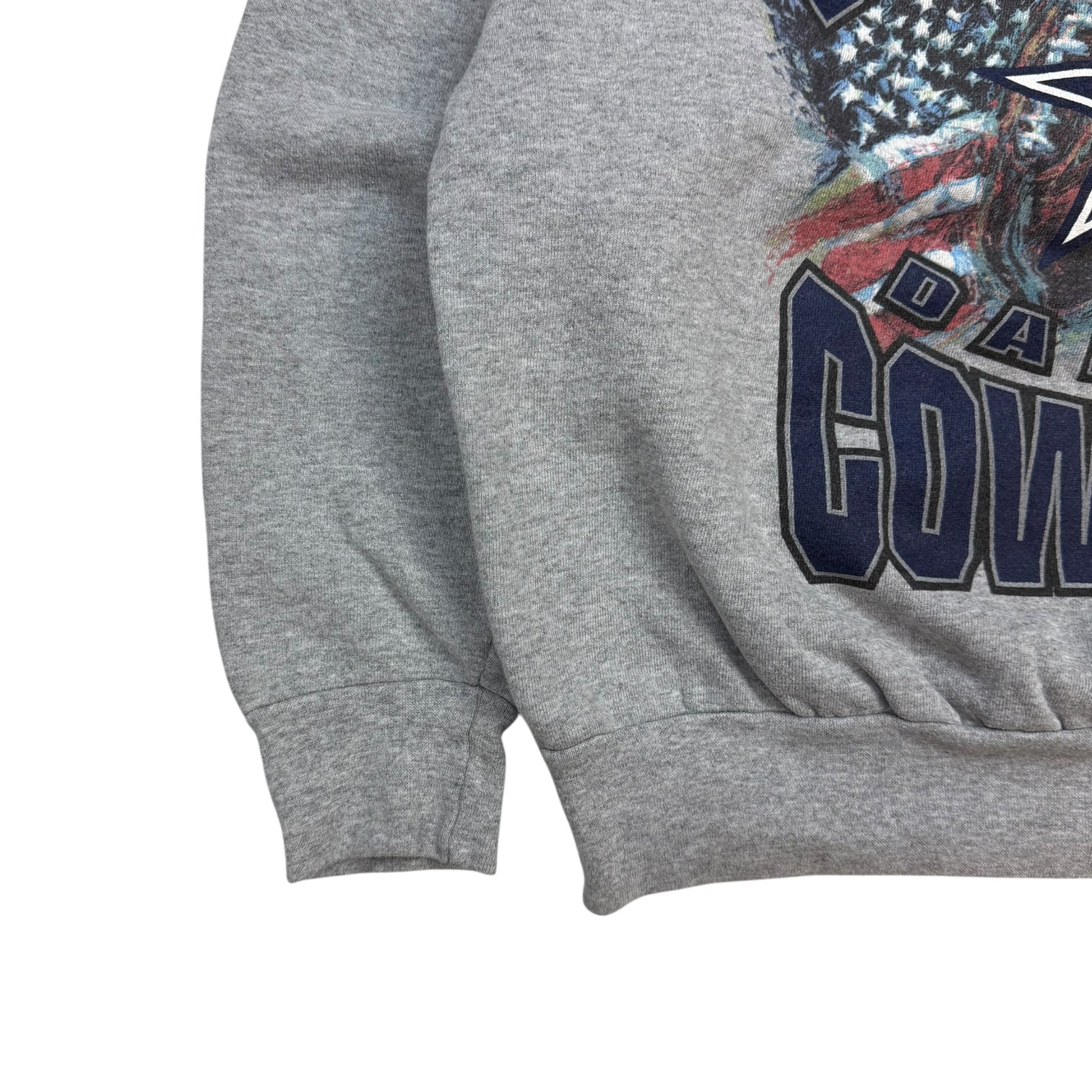 1996 Dallas Cowboys Super Bowl XXX Champions Crewneck Grey