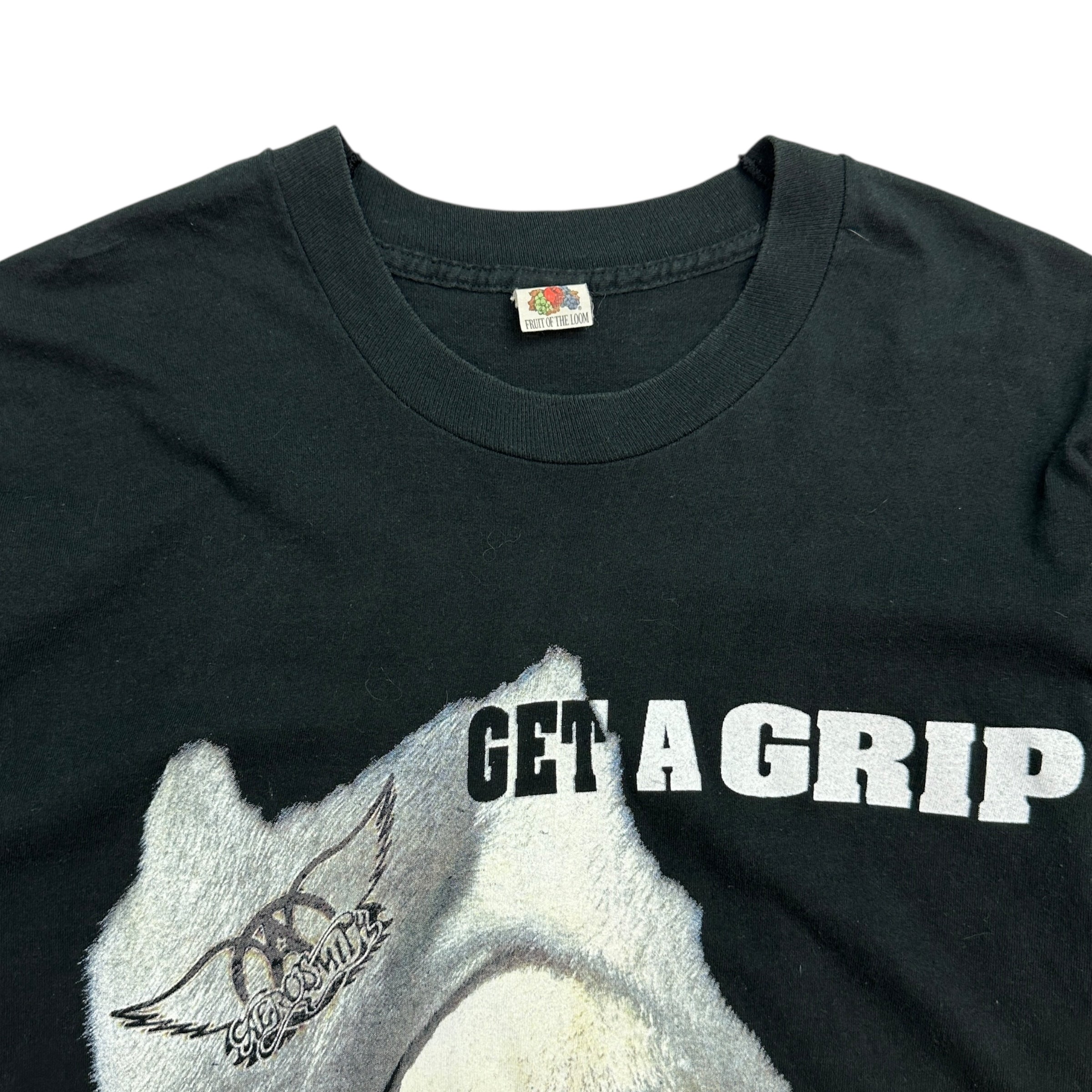 1993 Aerosmith Get a Grip Tour Tee Black