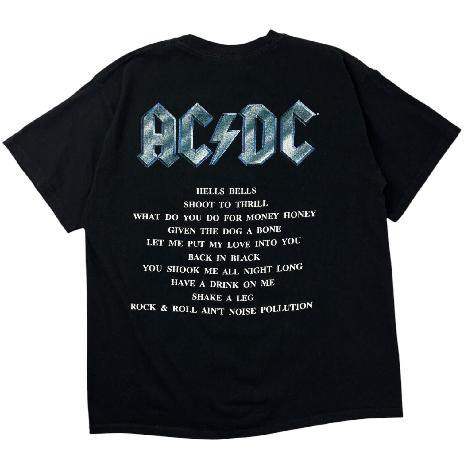2001 AC/DC Back in Black Album Promo T-Shirt Black