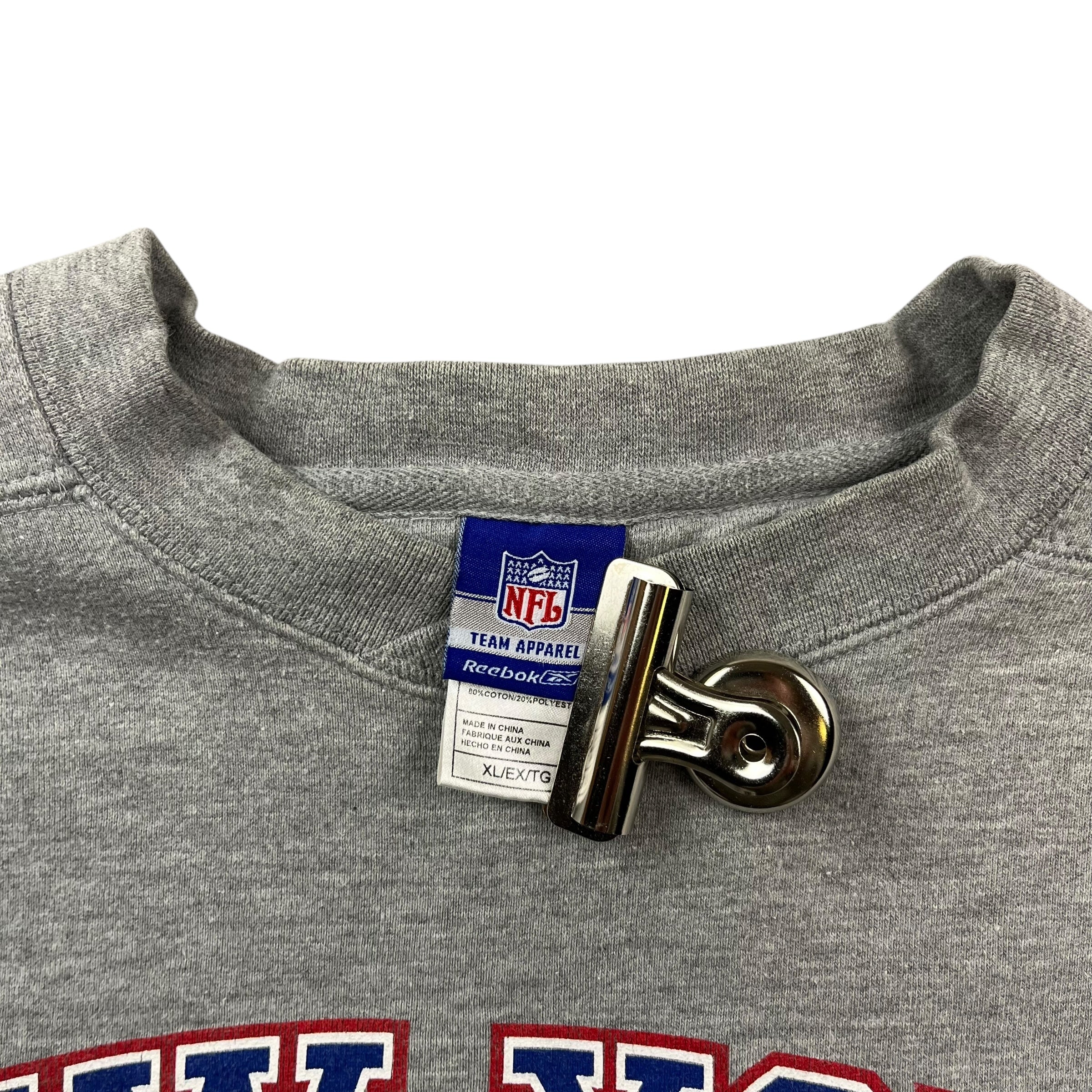 Vintage Reebok New York Giants Crewneck Grey