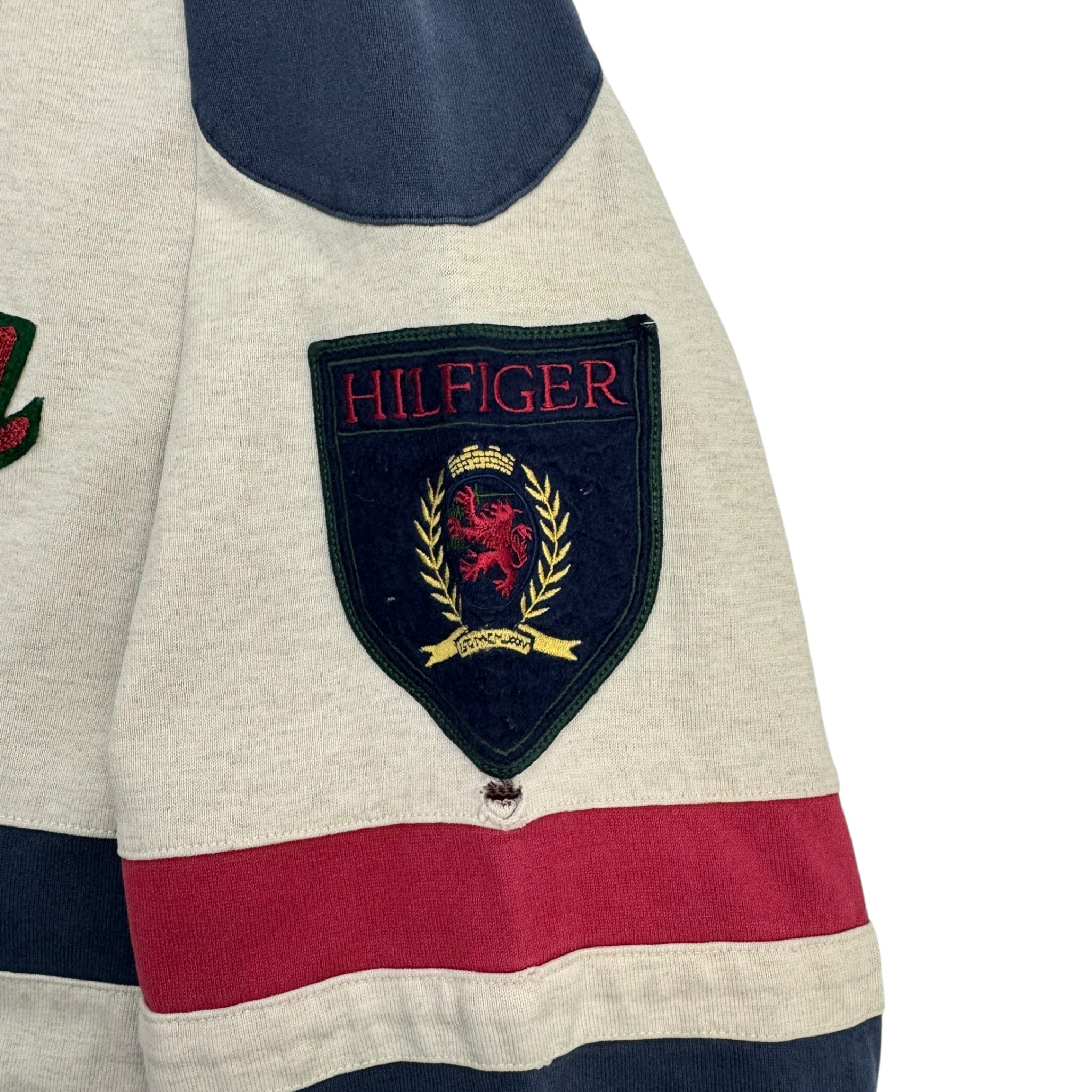 Vintage Tommy Hilfiger Hockey Jersey Felt Logo