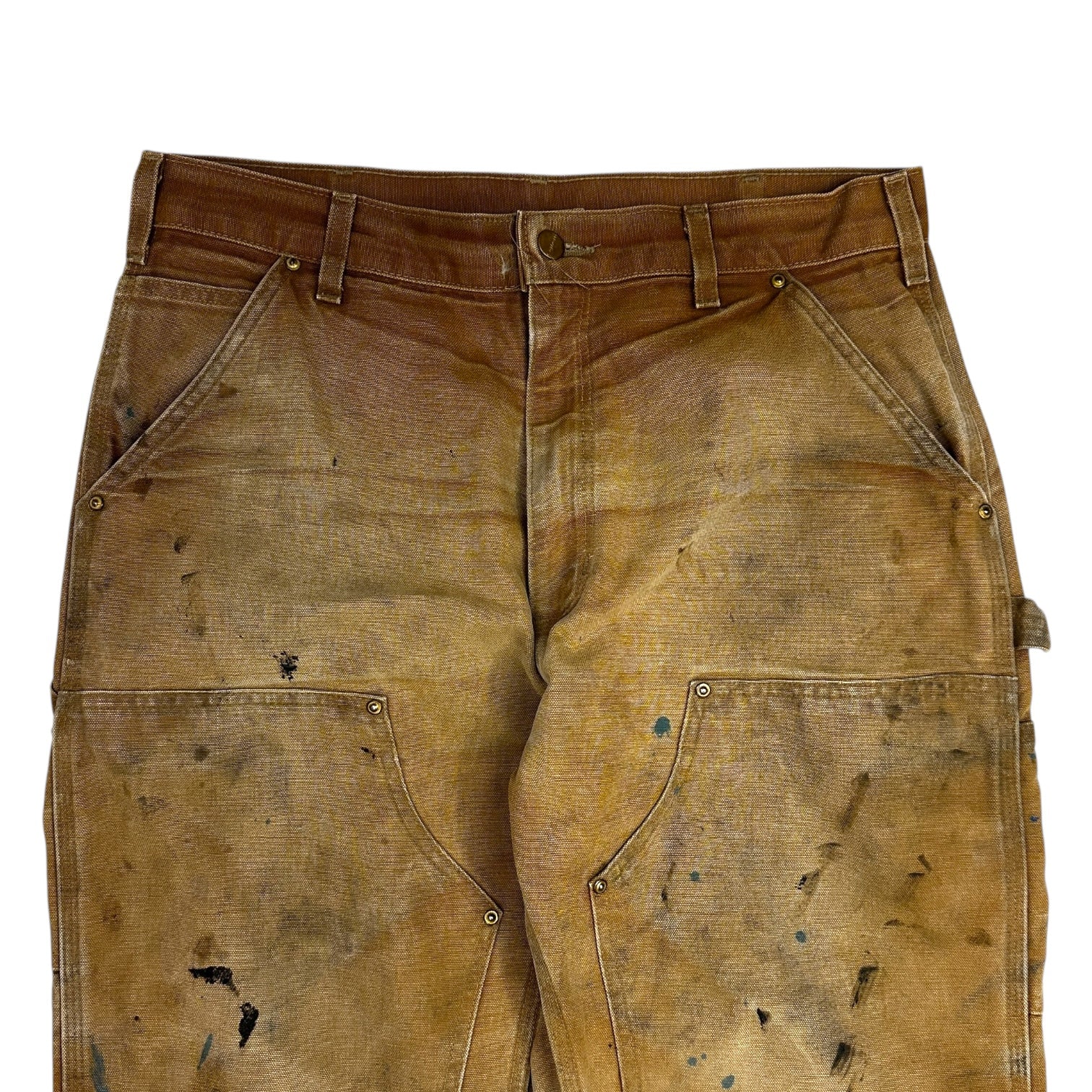 Vintage Carhartt Double Knee Cargo Pants Tan