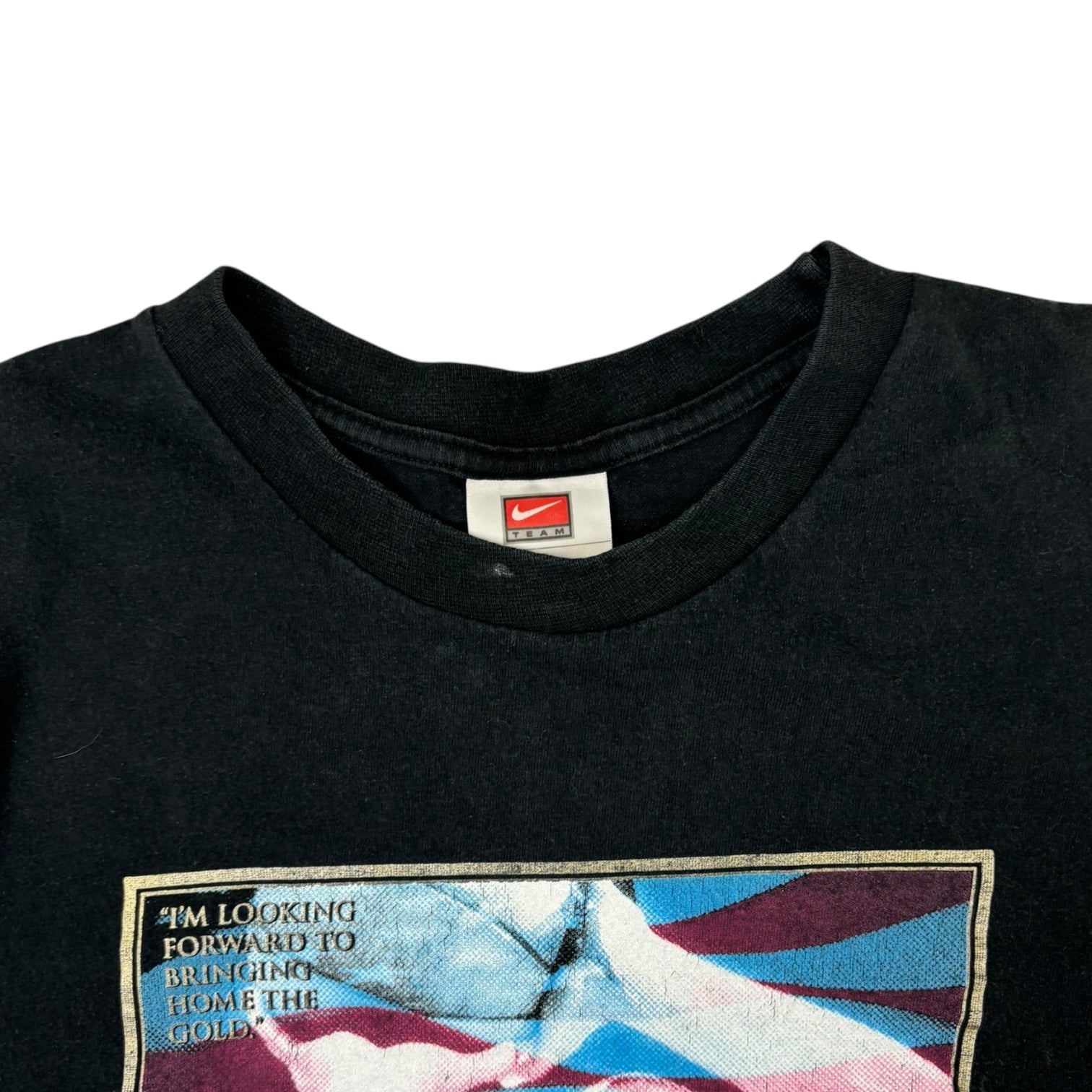 Vintage Nike MCMXCII USA Basketball Dream Team T-Shirt Black