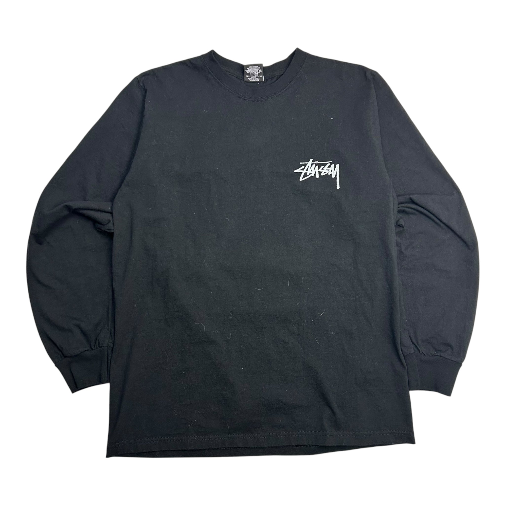 Stussy 8 Ball Logo L/S Black
