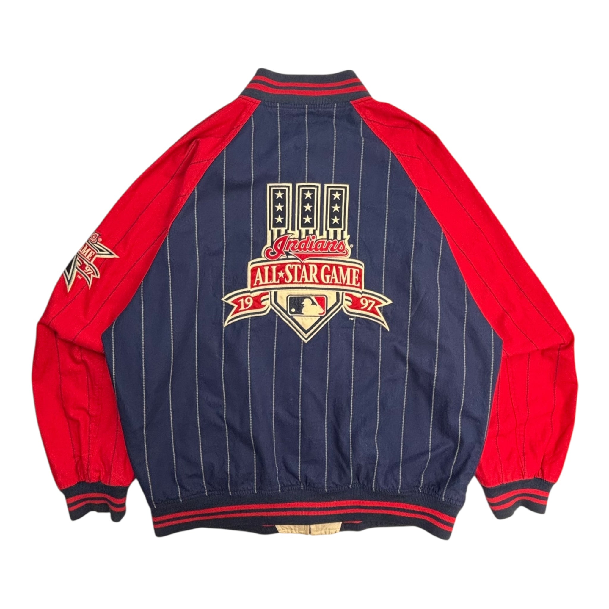 1997 All Star Game Indians Reversible MLB Zip Jacket