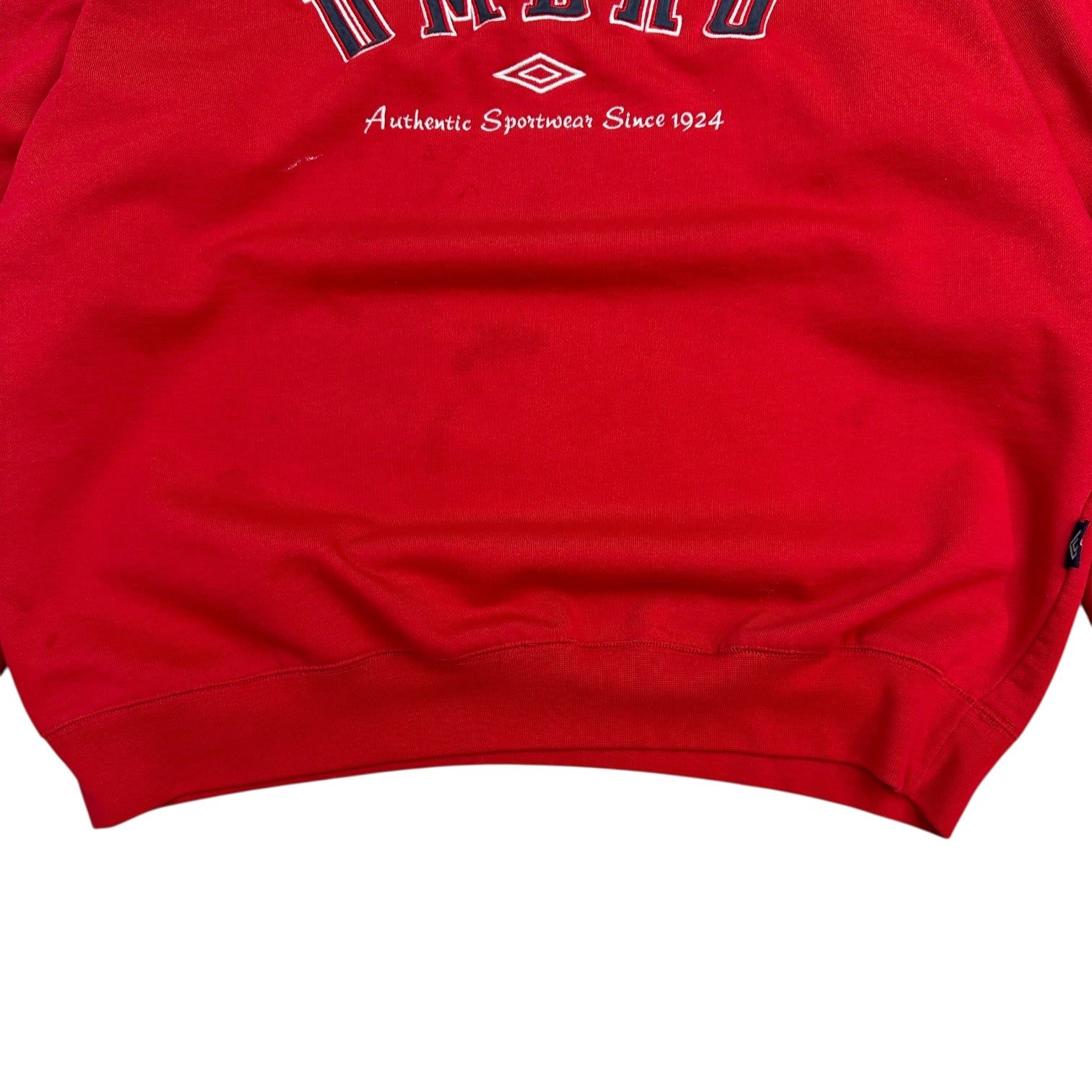 Vintage Umbro Logo Crewneck Red