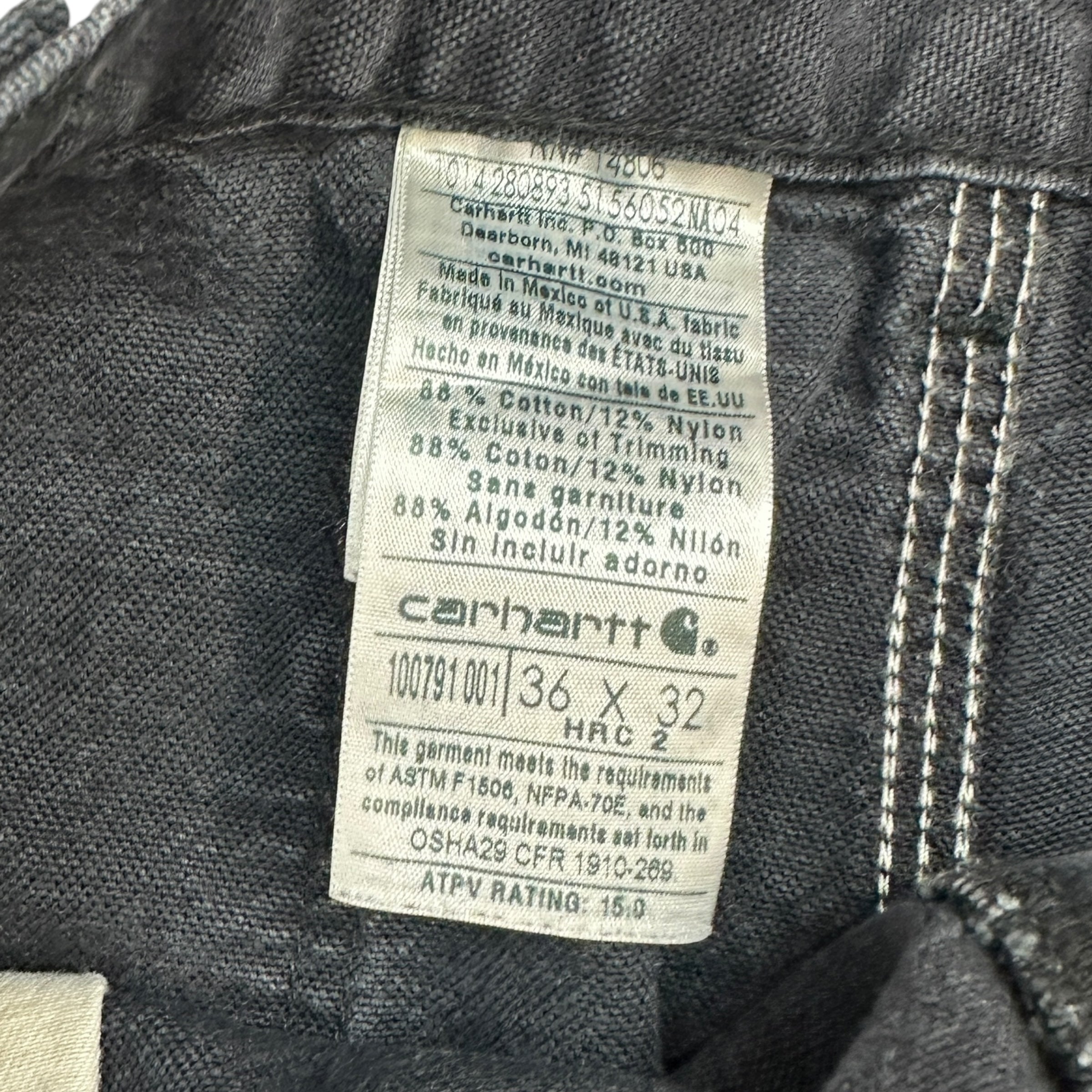 Vintage Carhartt Cargo Pants Dark Navy/Black
