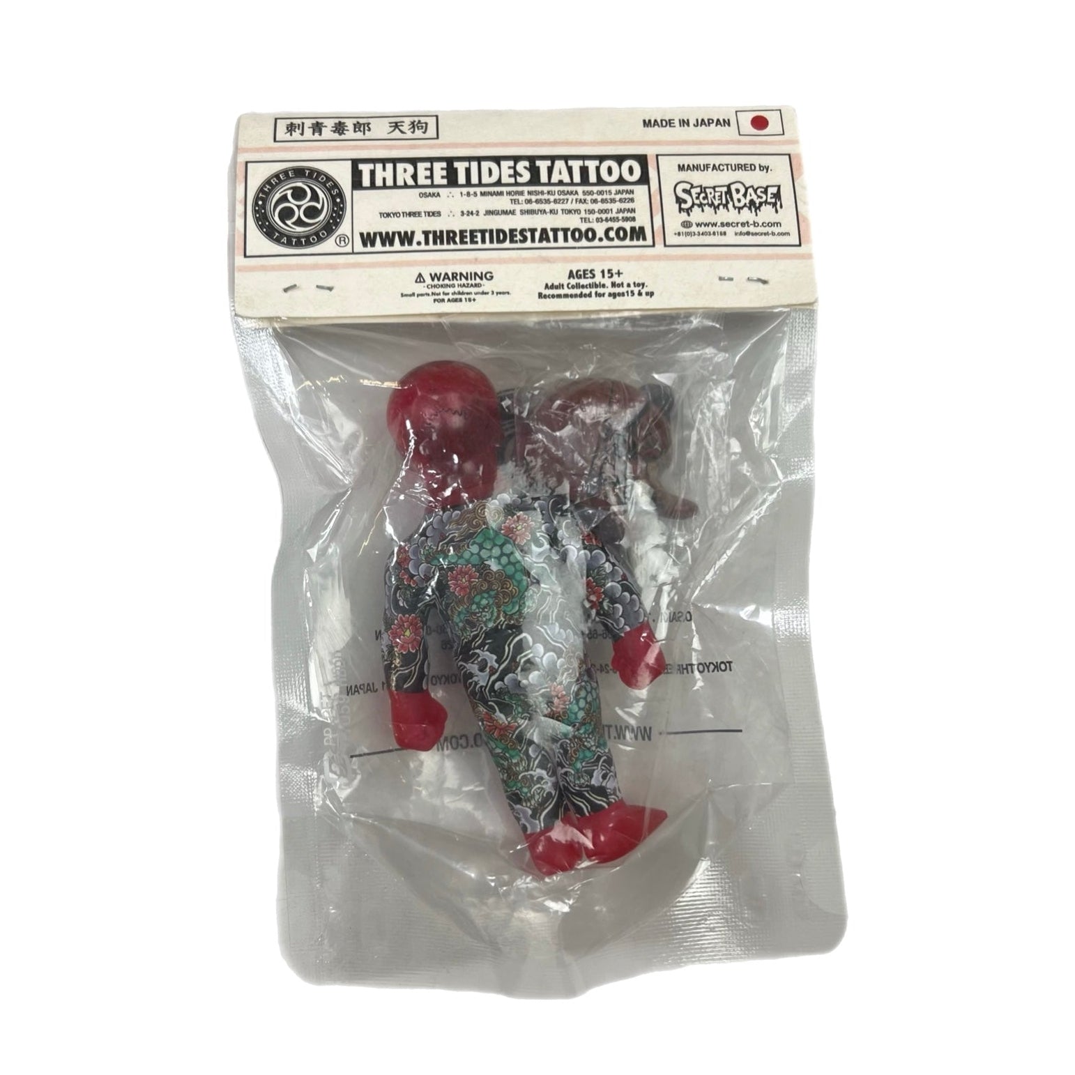 Secret Base x Three Tides Tattoo Tatooed Skeletons Red/Black