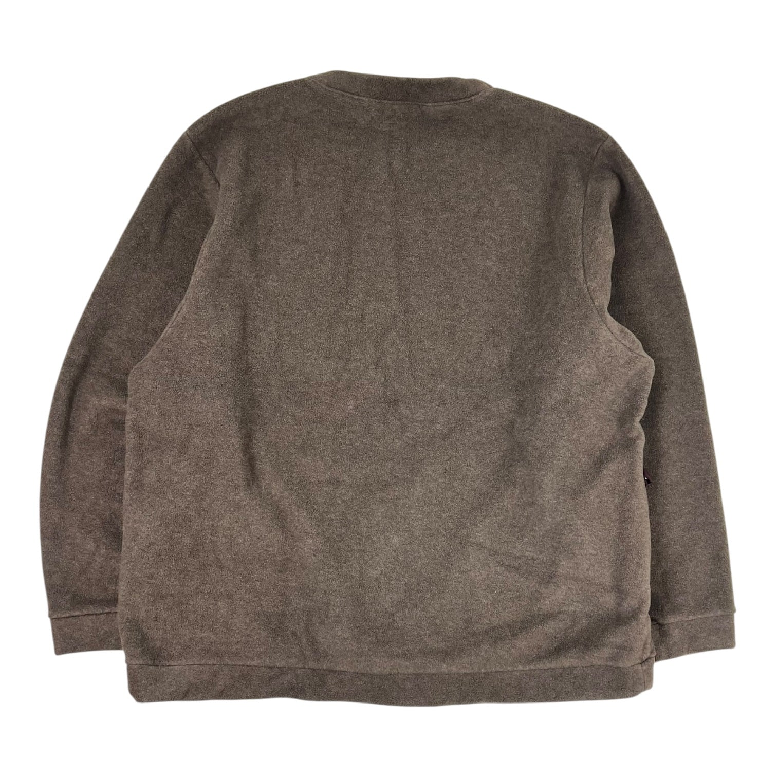 Kapital Reverse Fleece Big Crew Sweatshirt Brown