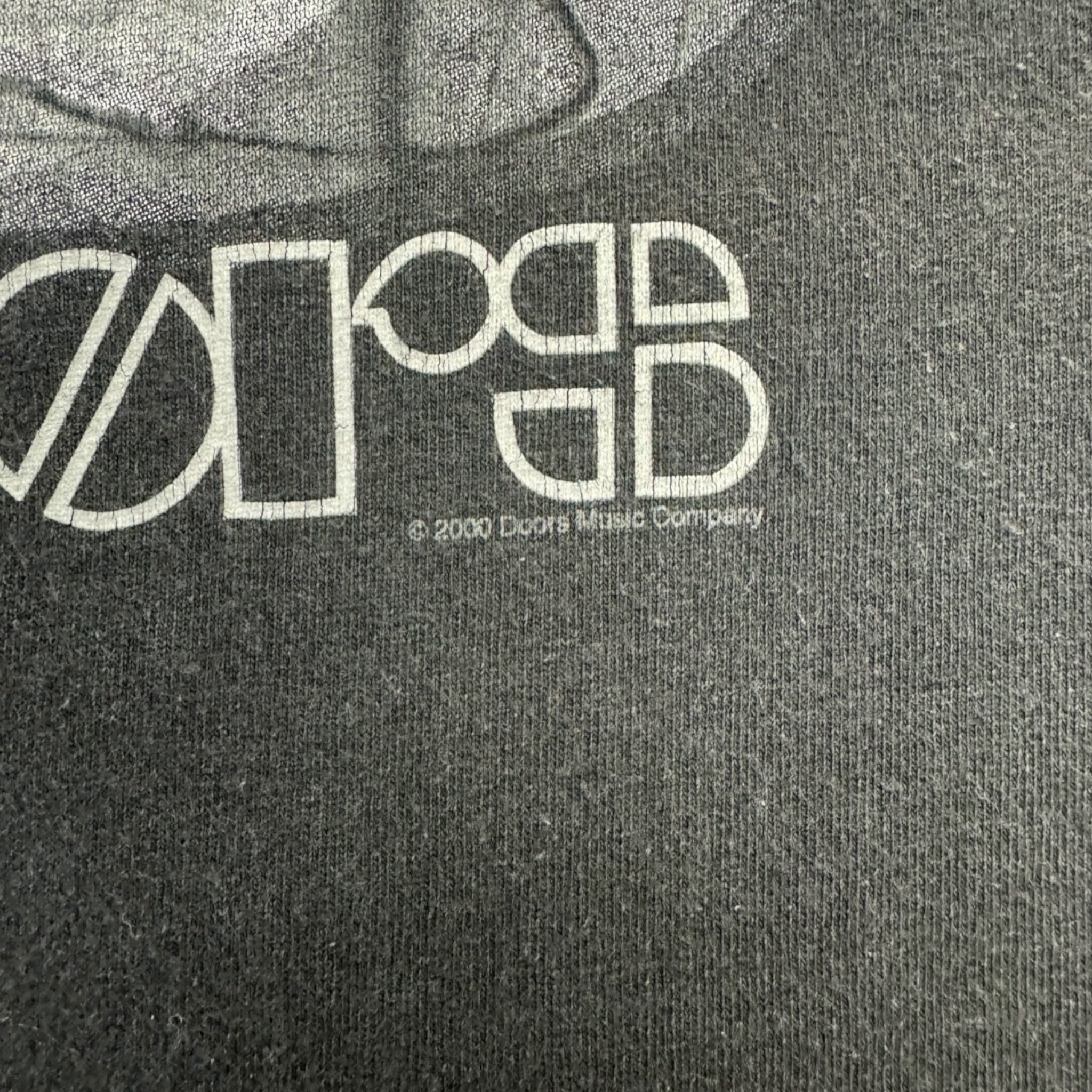 2000 The Doors Jim Morrison Blackout T-Shirt