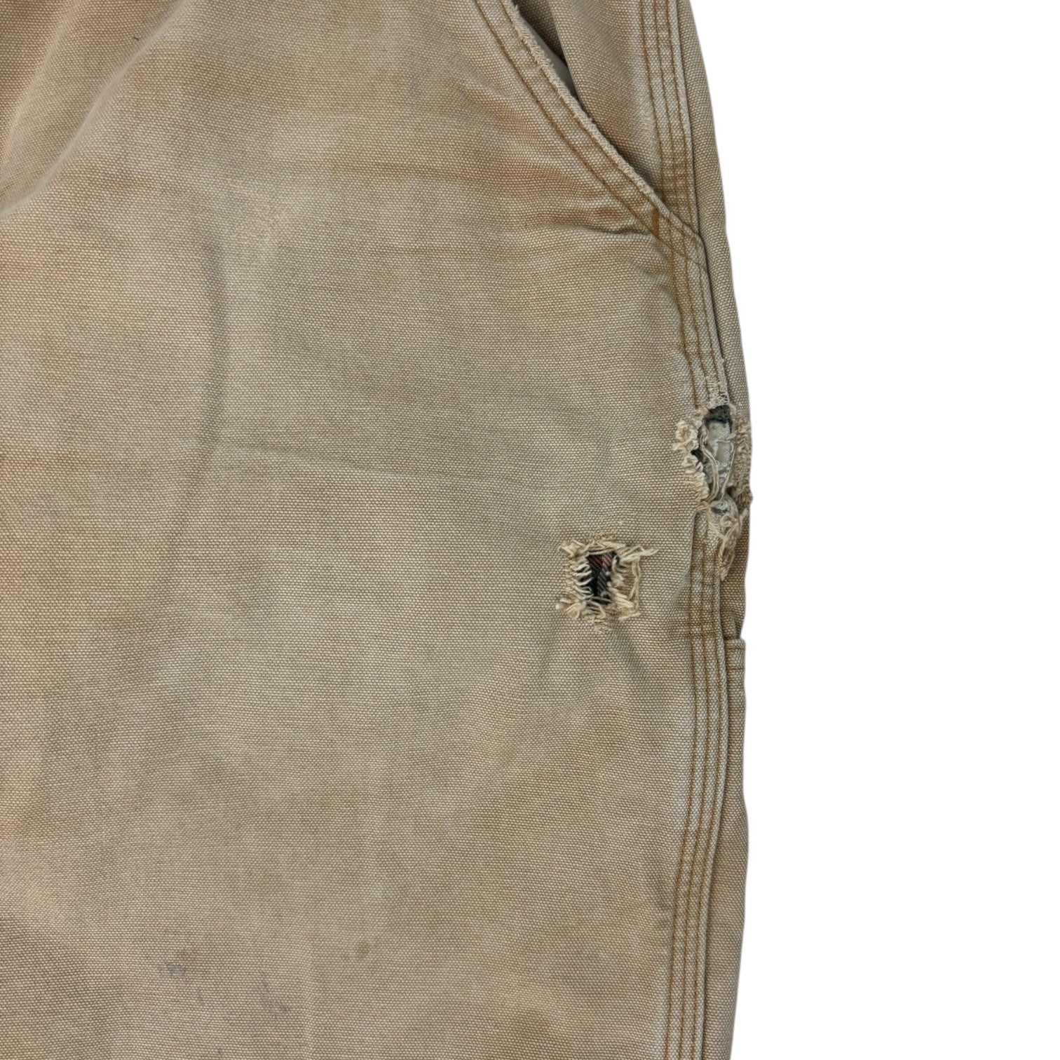 Vintage Carhartt Flannel Lined Carpenter Pant Tan