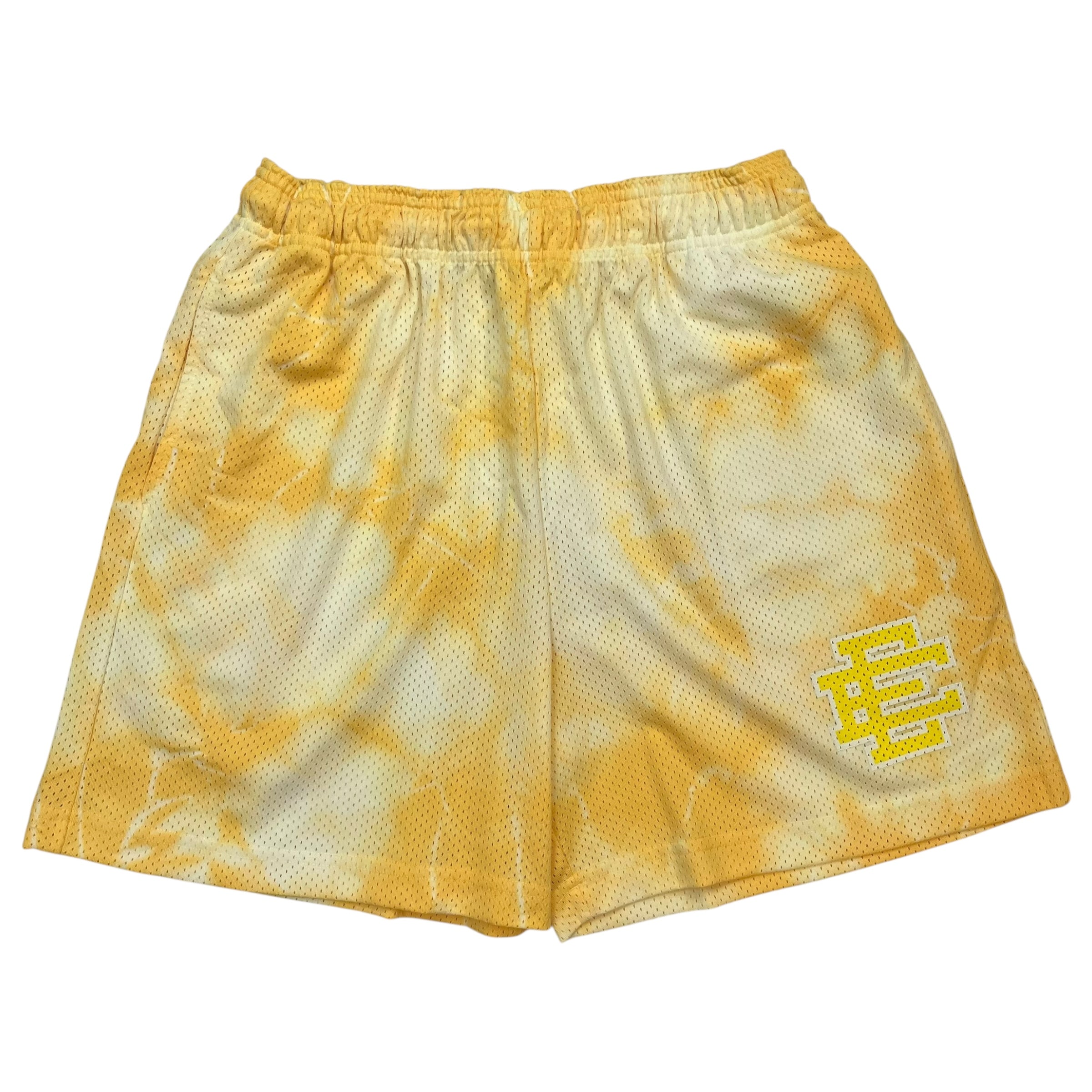 Eric Emanuel Tie Dye Shorts Yellow