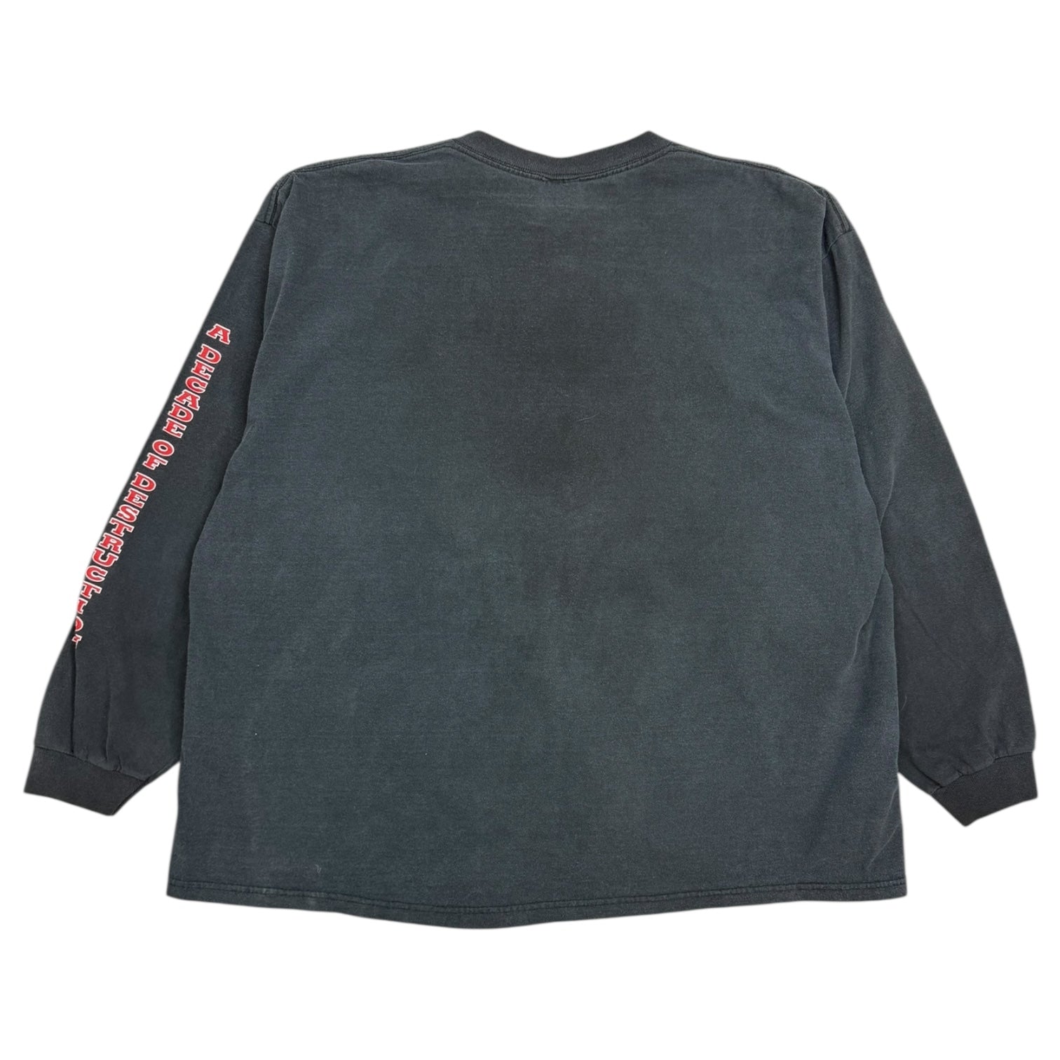 Vintage WWE Undertaker Deadman Inc Longsleeve Shirt Black