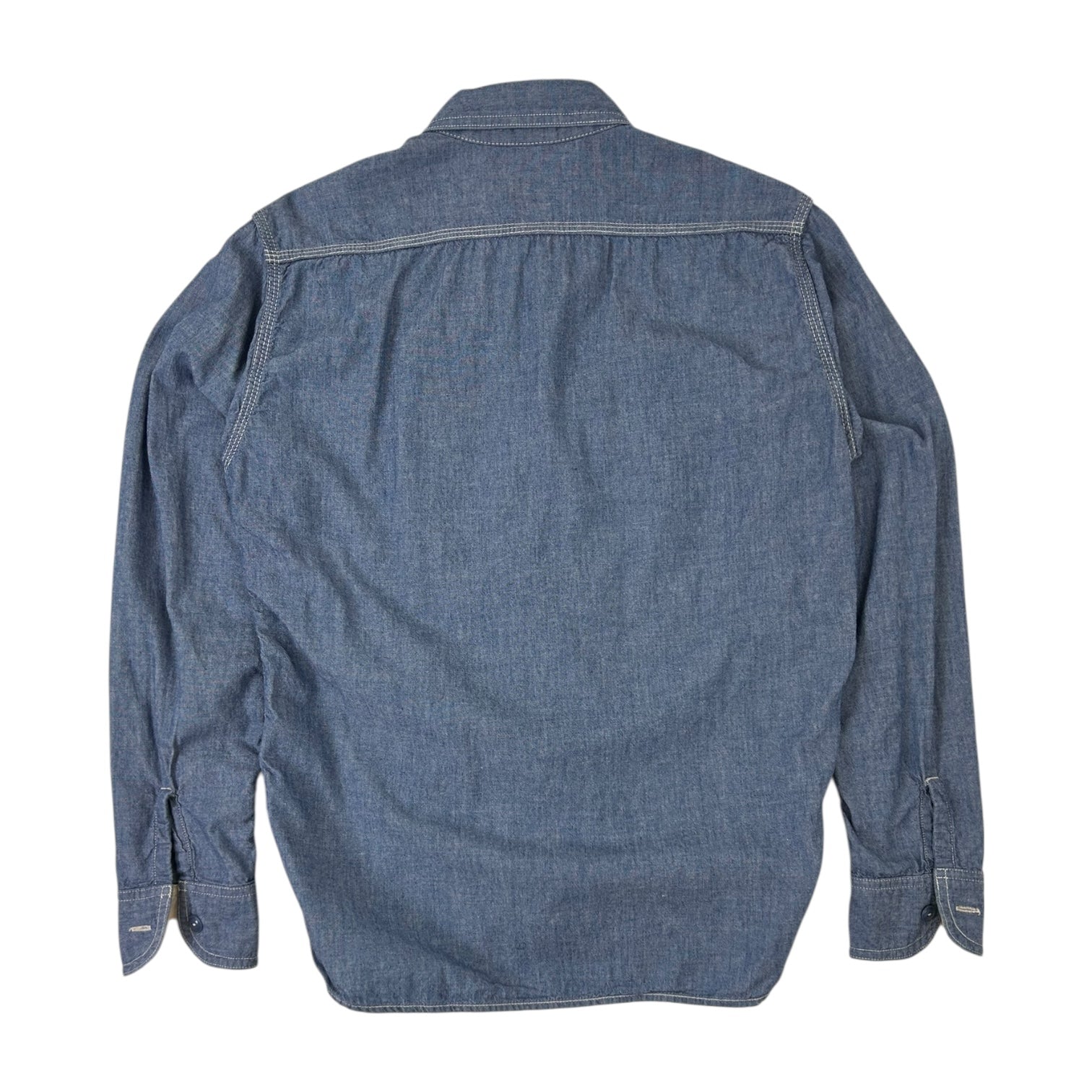Momotaro Jeans MS044 Long Sleeve Button Up Chambray